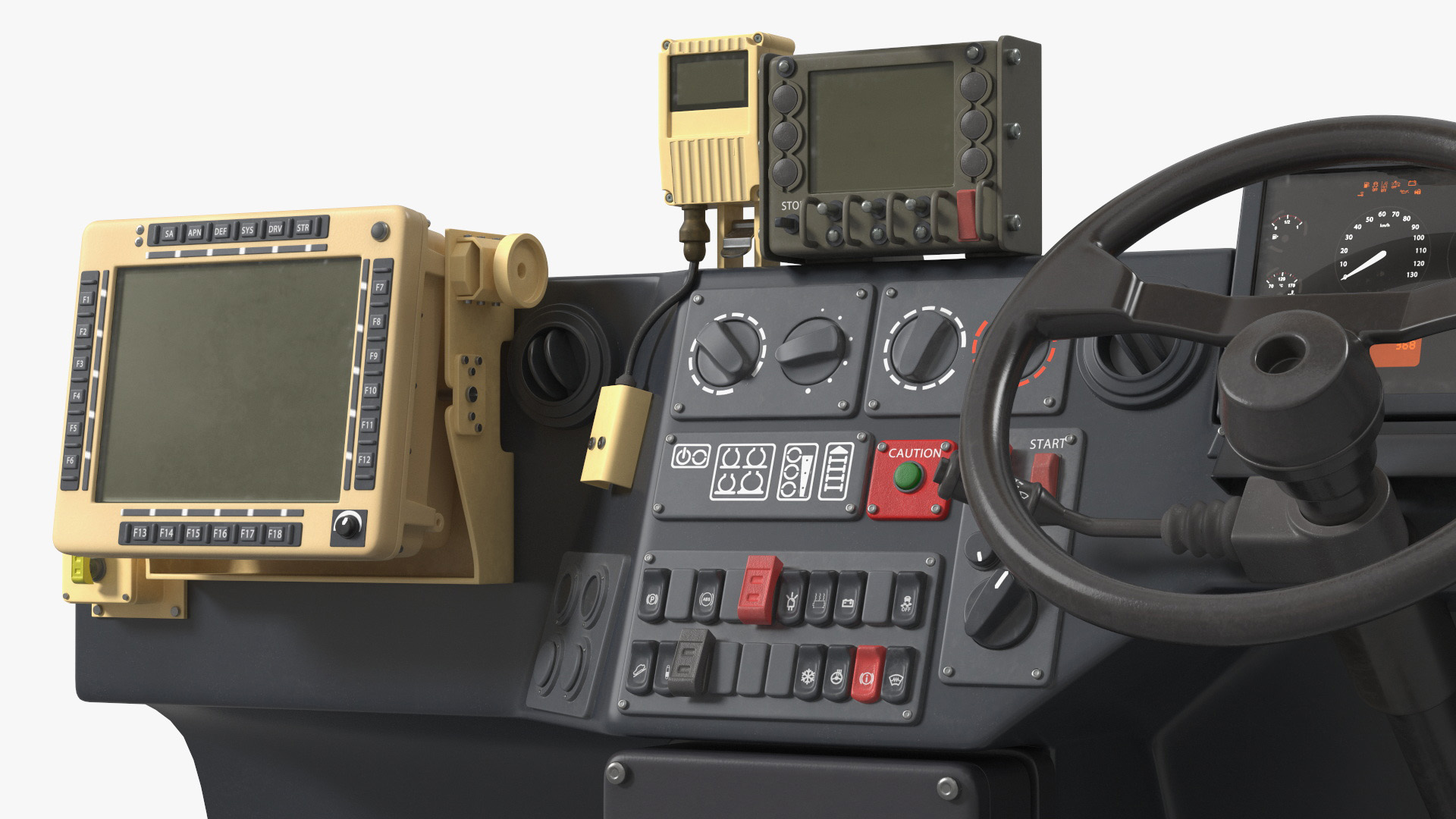 Military Vehicle Cabin Dashboard - view 7