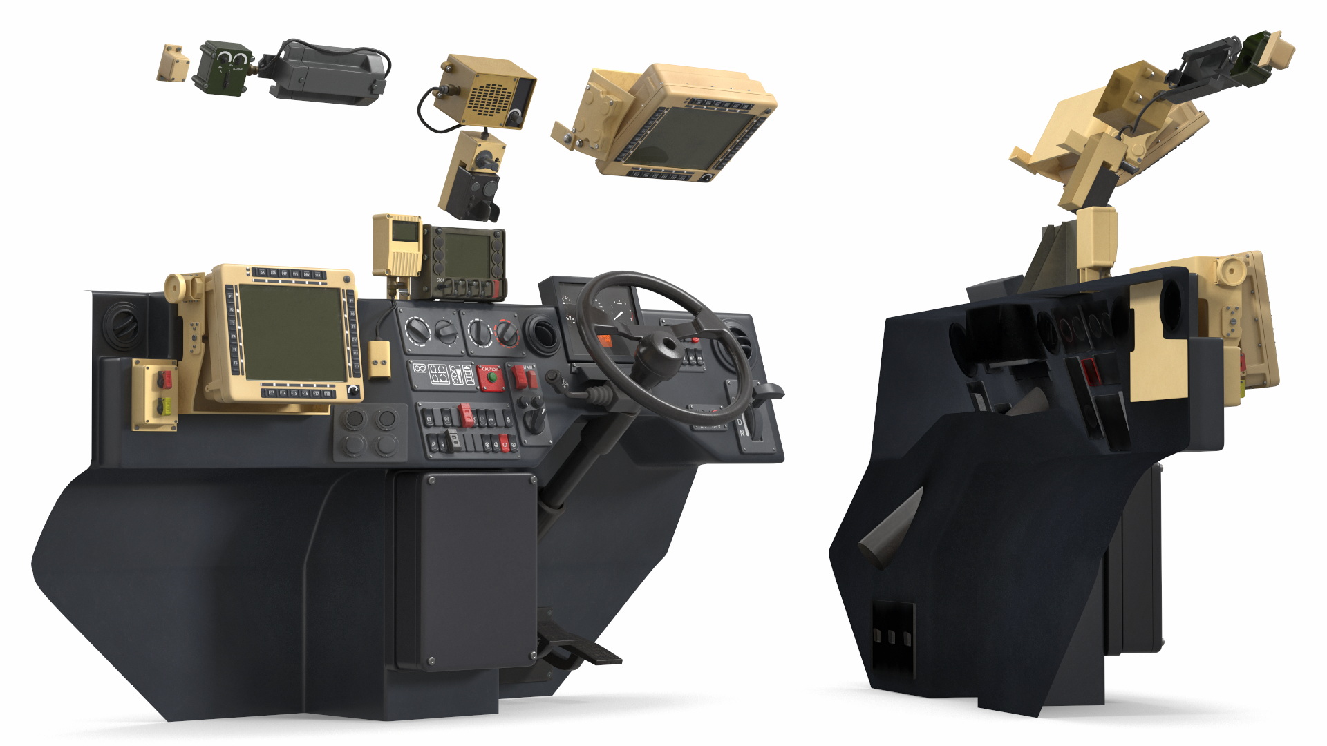 Military Vehicle Cabin Dashboard - view 5
