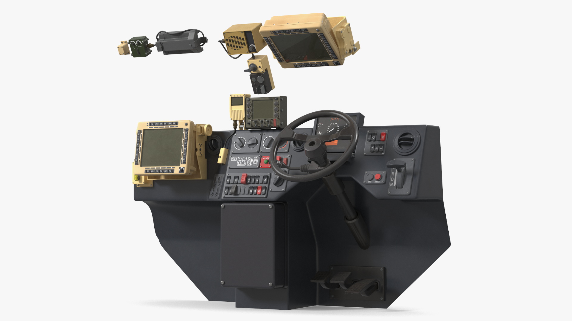 Military Vehicle Cabin Dashboard - view 2