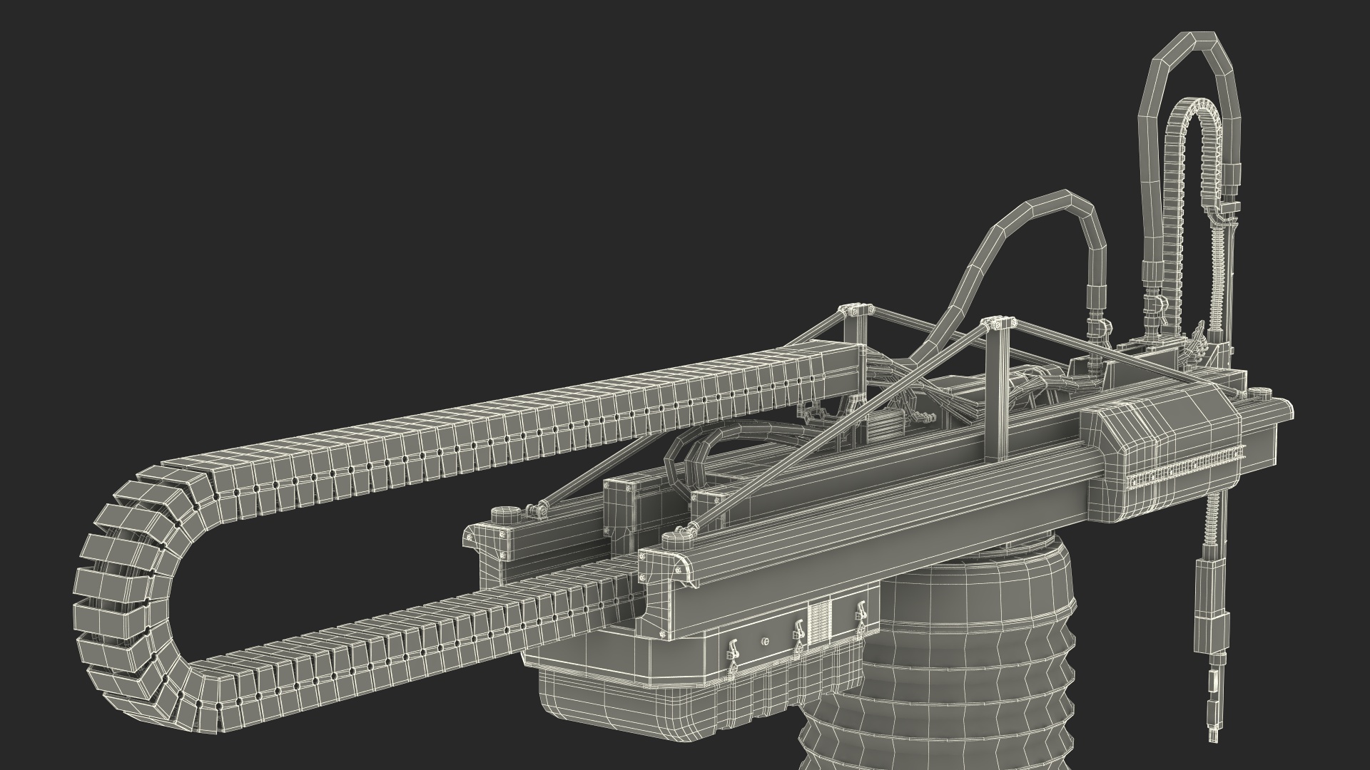 Construction 3D Printer Rigged for Cinema 4D 3D model