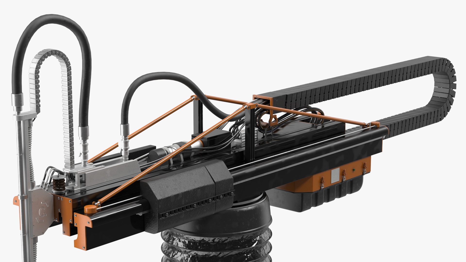 Construction 3D Printer Rigged for Cinema 4D 3D model
