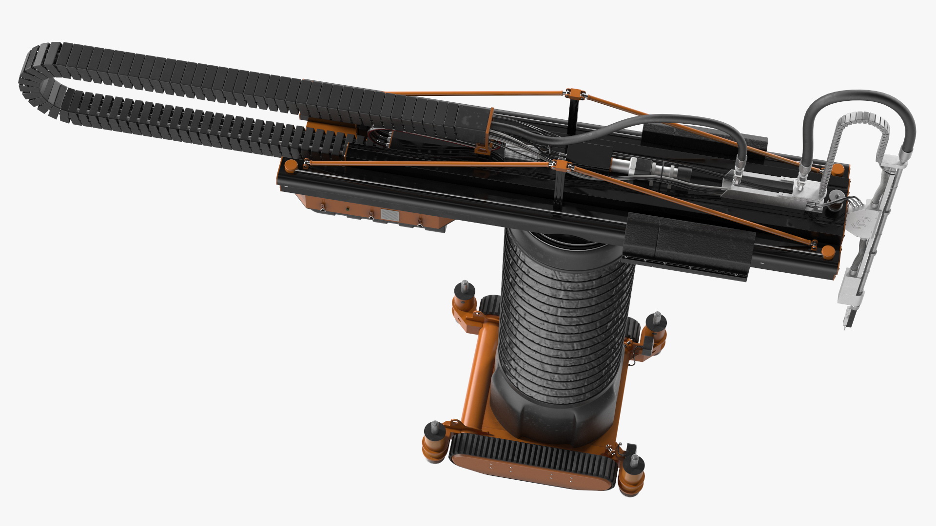 Construction 3D Printer Rigged for Cinema 4D 3D model