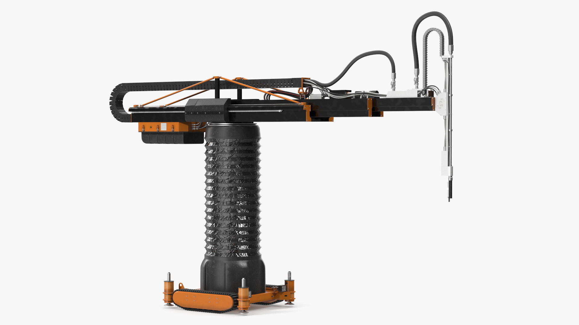 Construction 3D Printer Rigged for Cinema 4D 3D model