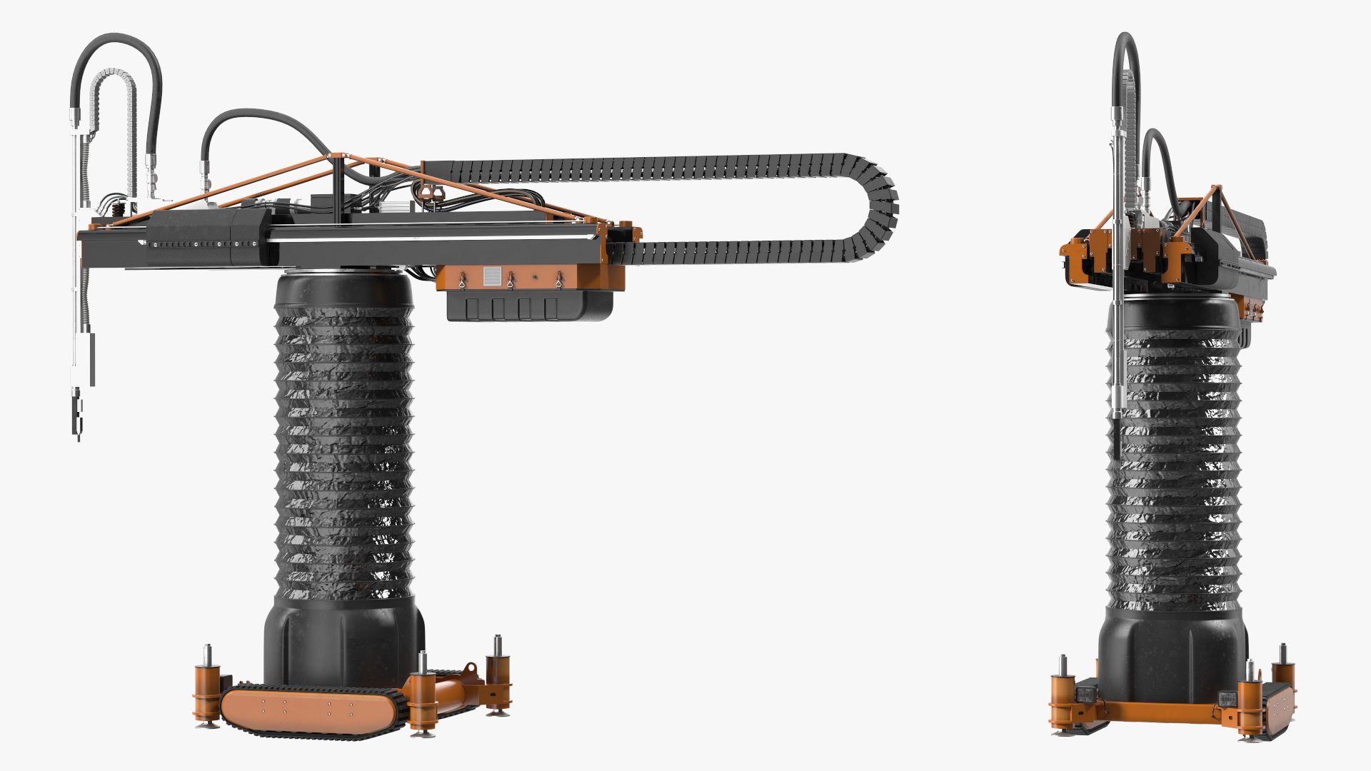 Construction 3D Printer Rigged for Cinema 4D 3D model