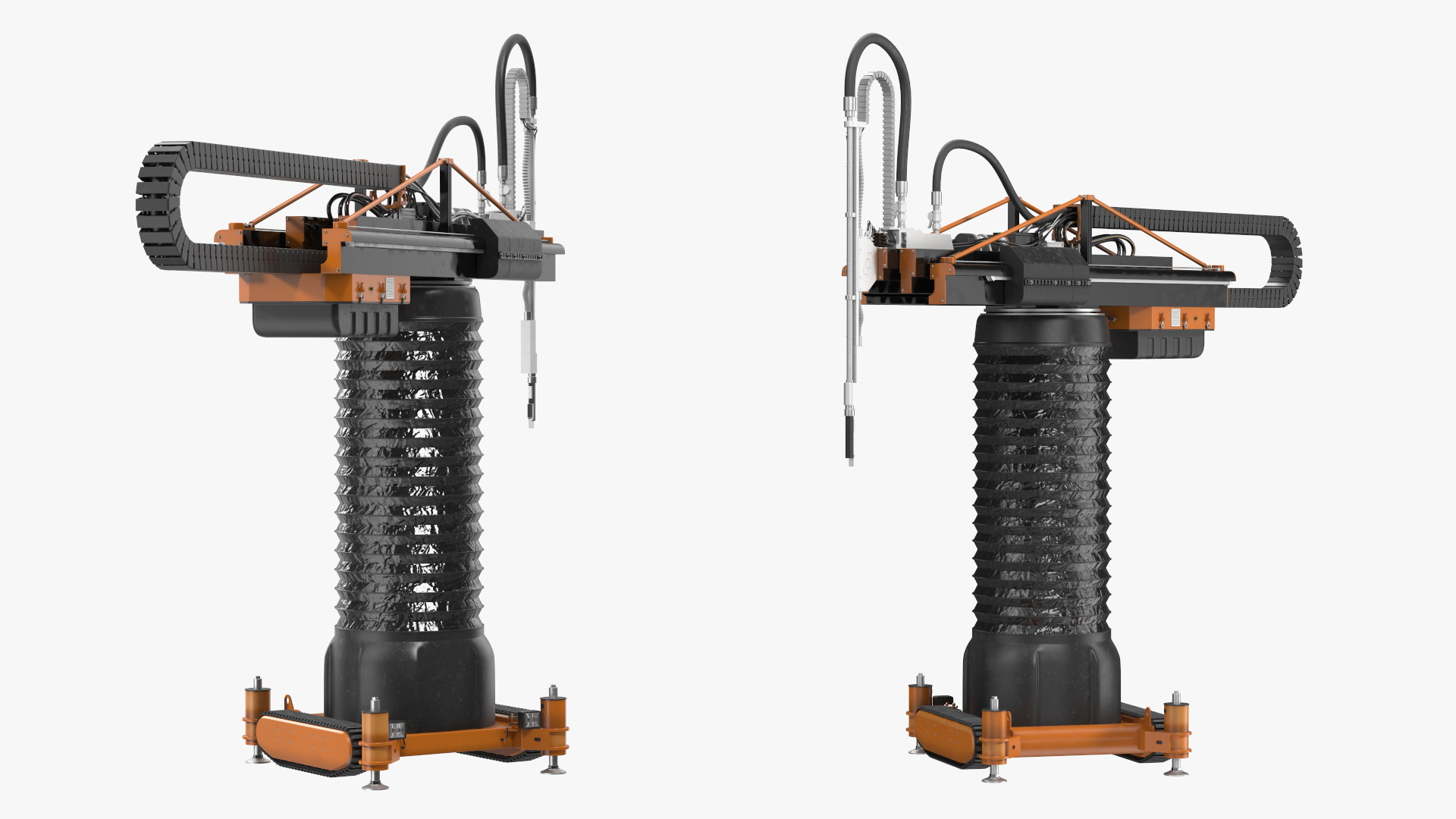 Construction 3D Printer Rigged for Cinema 4D 3D model