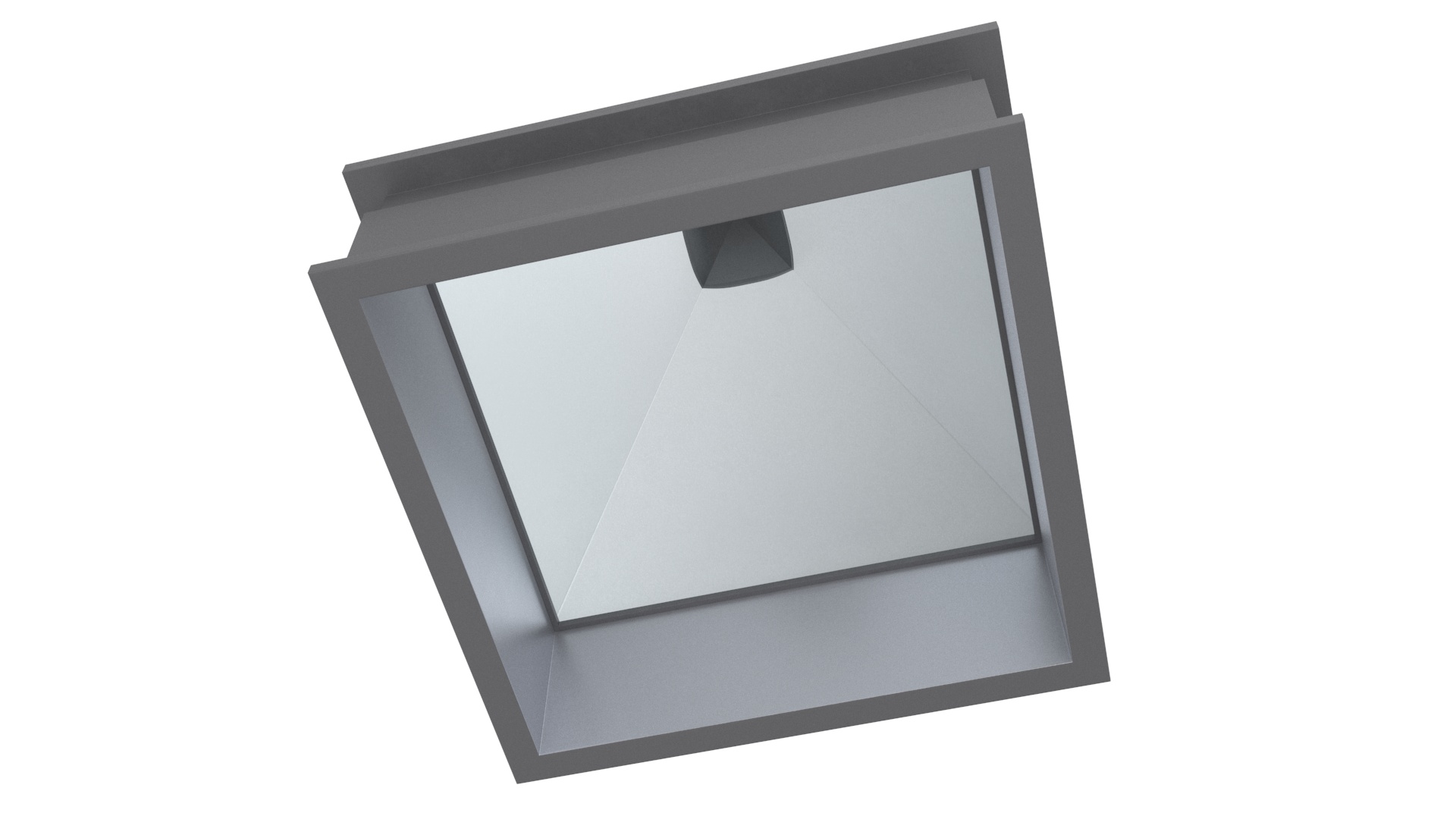 Square Pyramid Skylight for Roof 3D