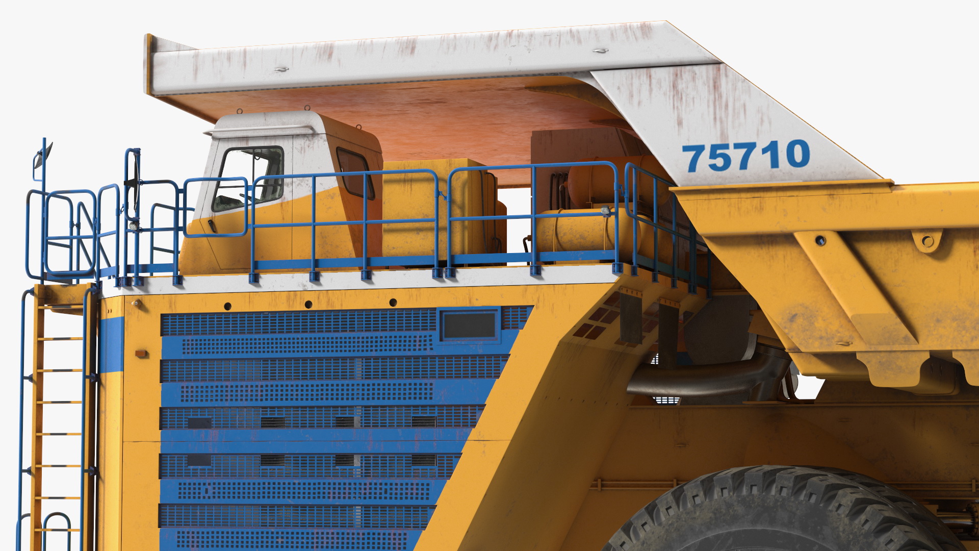 3D Belaz 75710 Haul Truck Dirty model