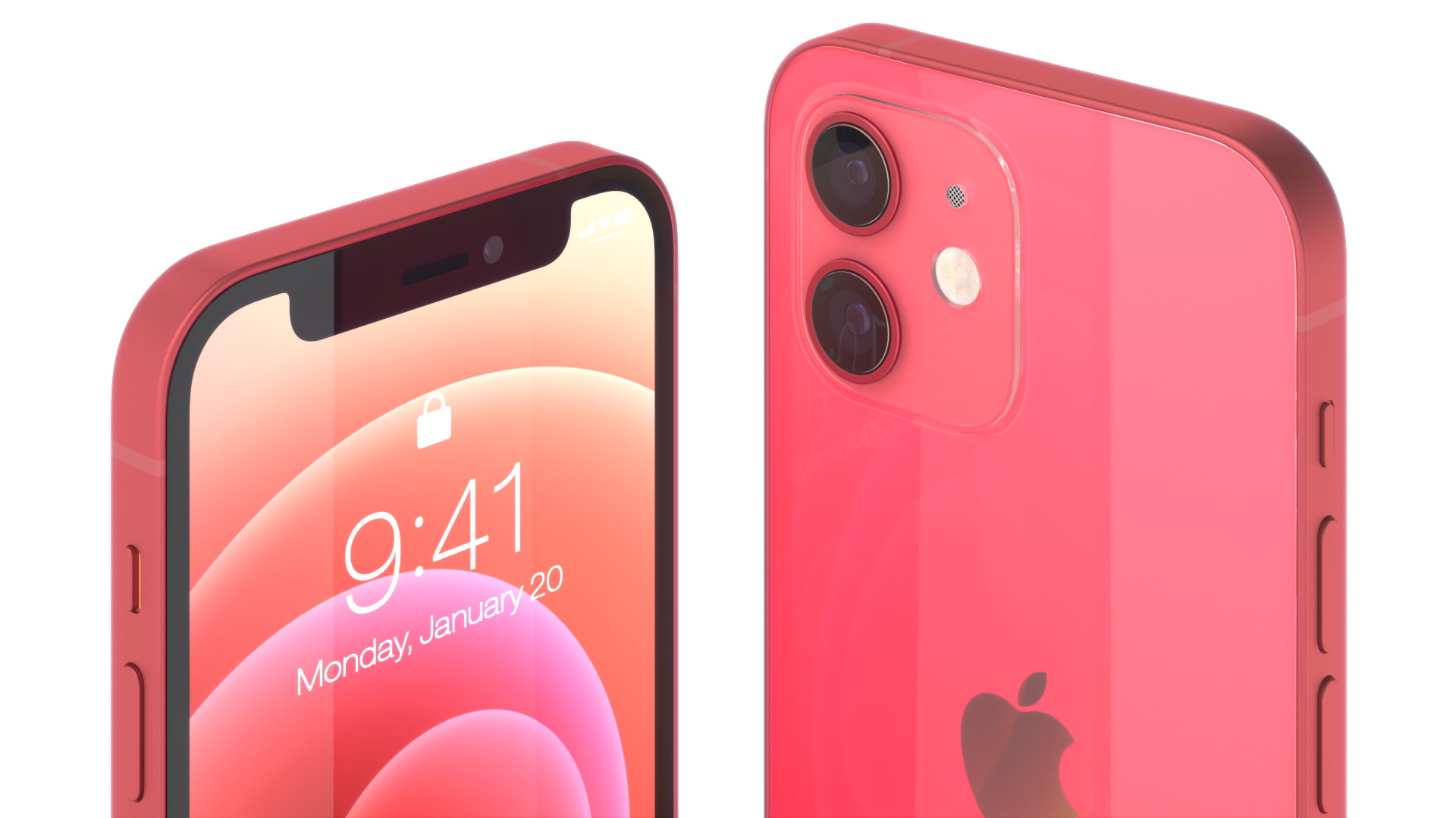 Apple iPhone 12 mini Product RED 3D