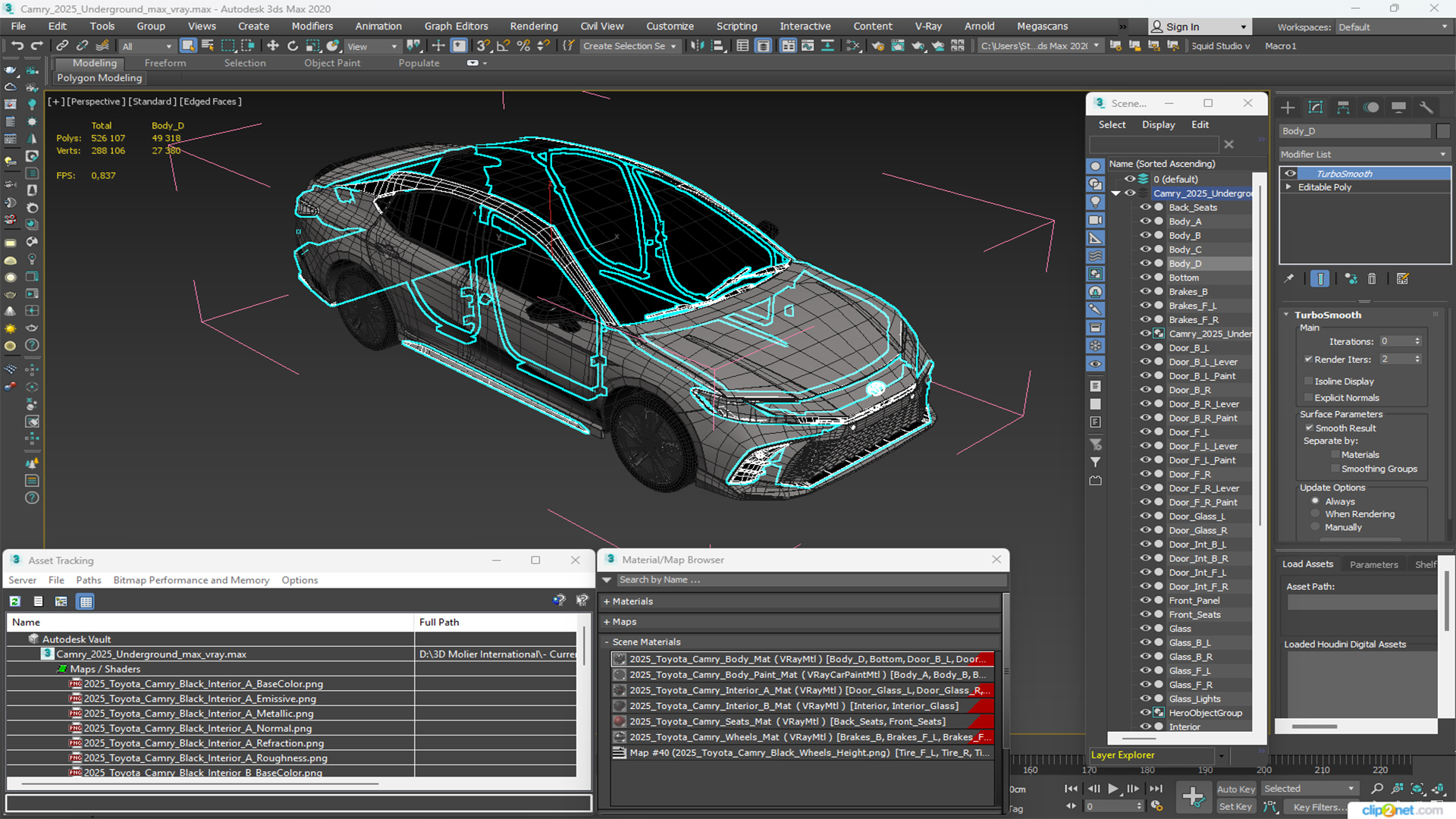 Camry 2025 Underground 3D