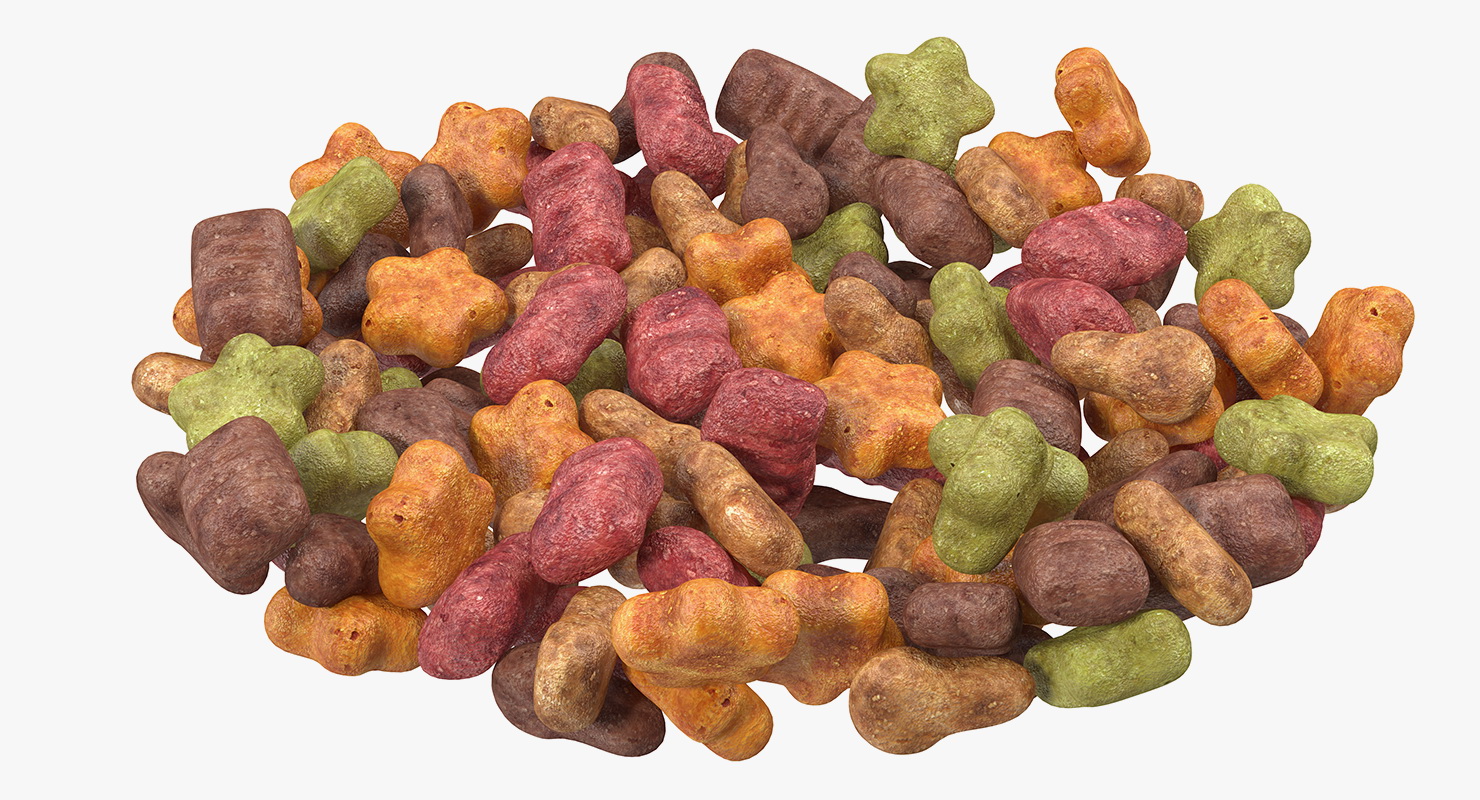 Dry Pet Food Bowl 3D