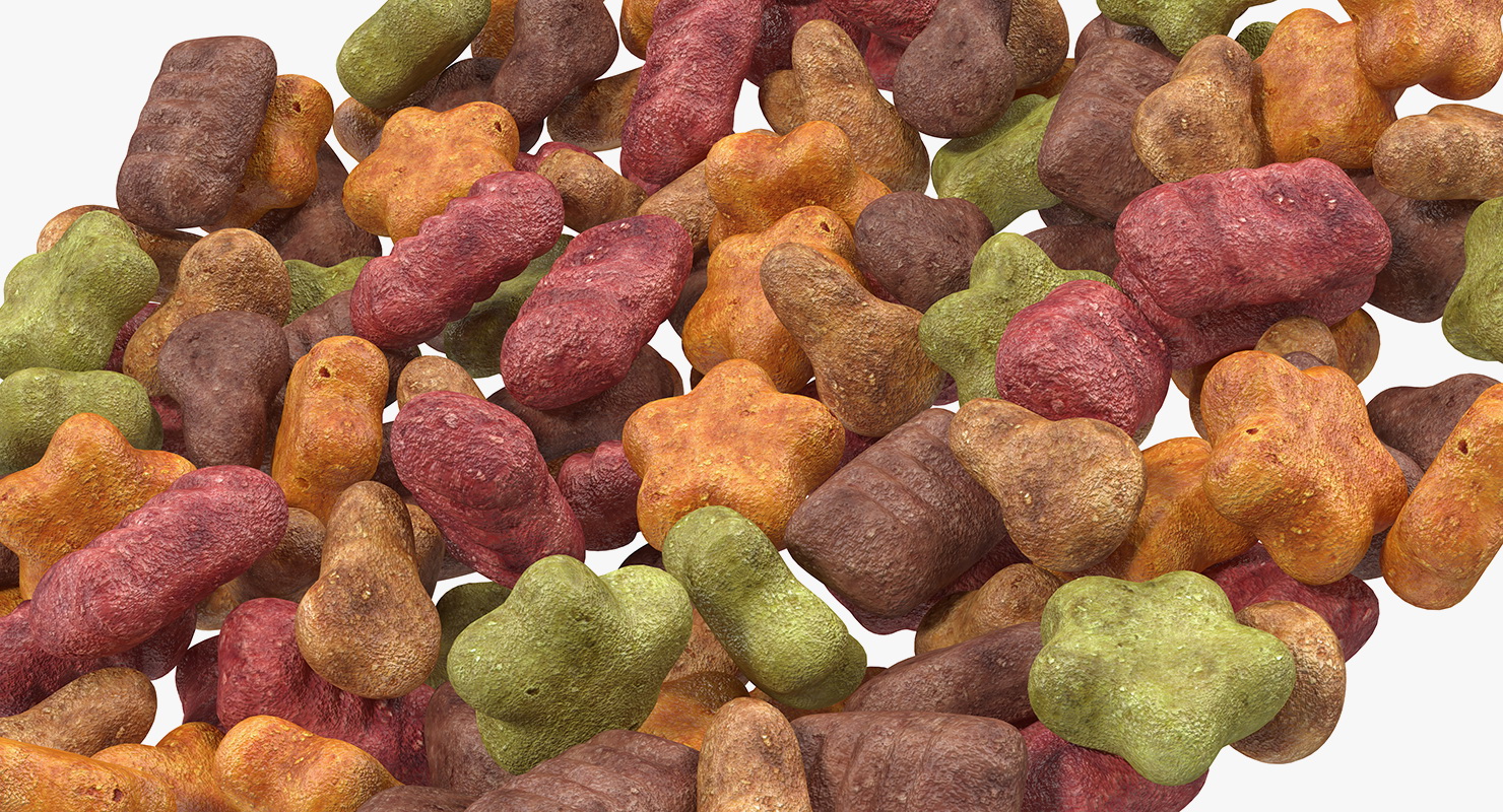 Dry Pet Food Bowl 3D
