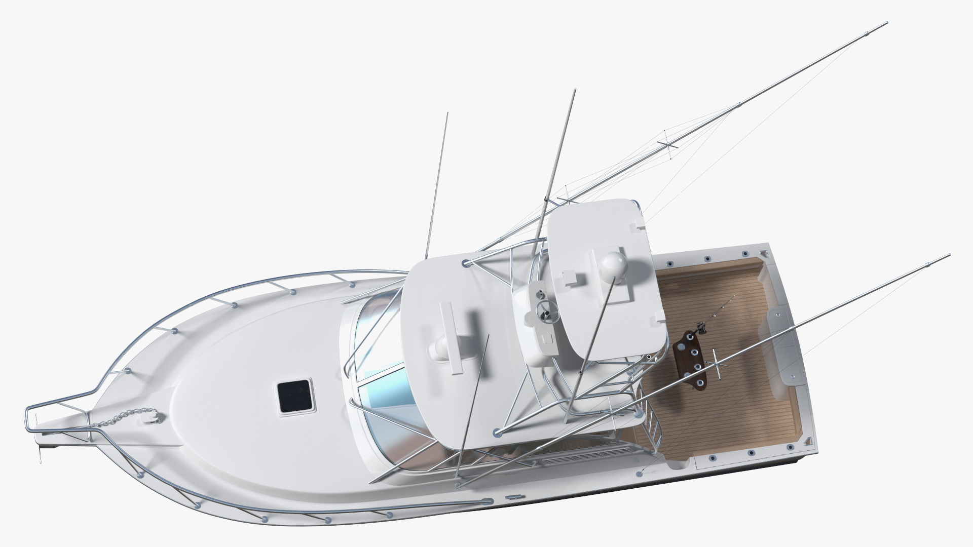 Henriques 35 Express Blue New Fishing Boat 3D