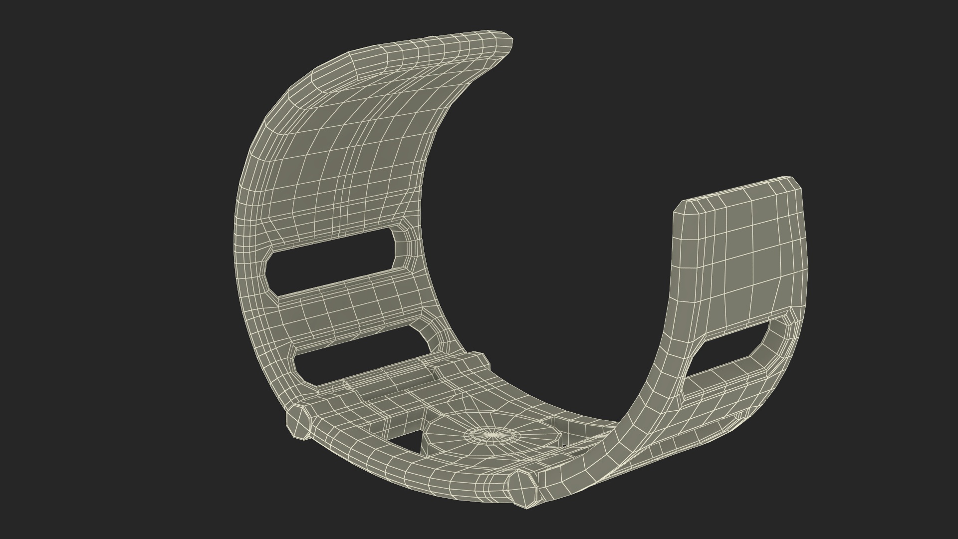 Design Health Monitoring Bracelet Vital Grey 3D model
