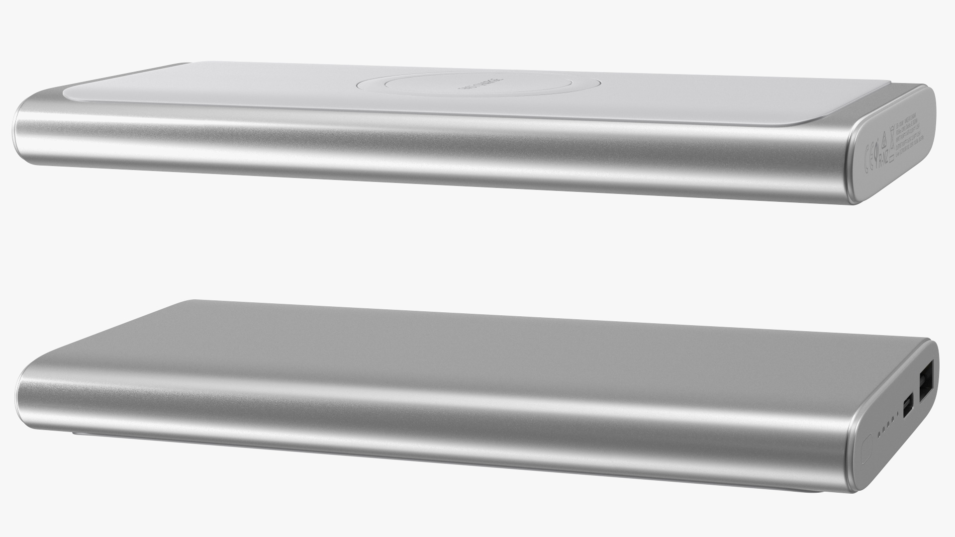 3D Samsung Wireless Battery Pack Silver