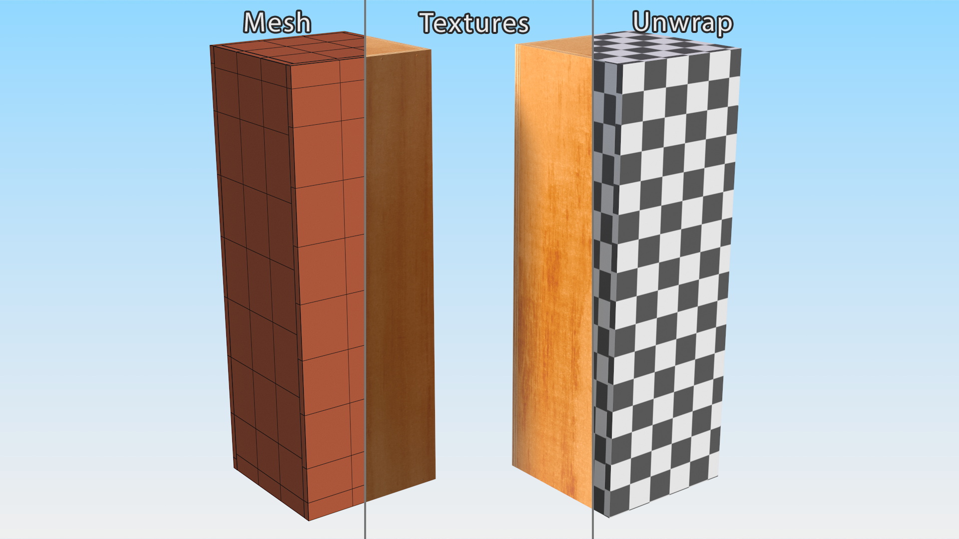 Wooden Box for Champagne 3D model