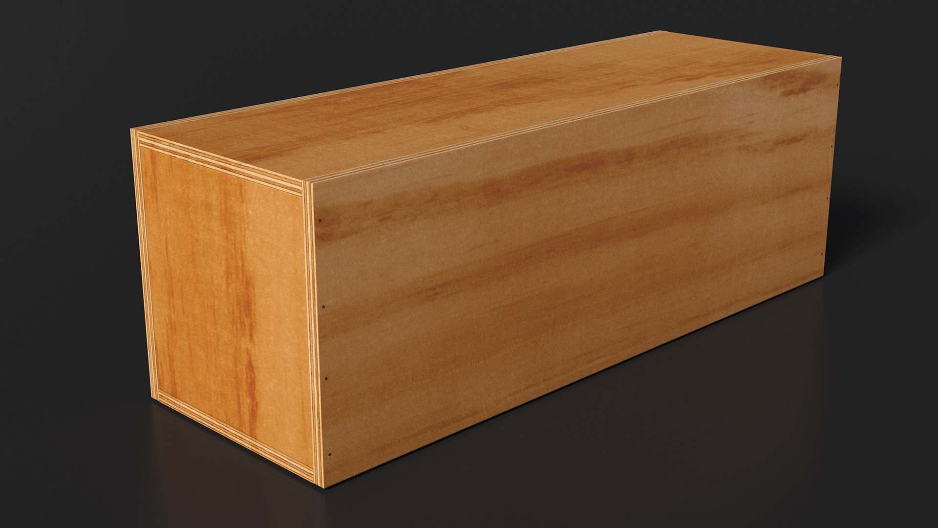 Wooden Box for Champagne 3D model