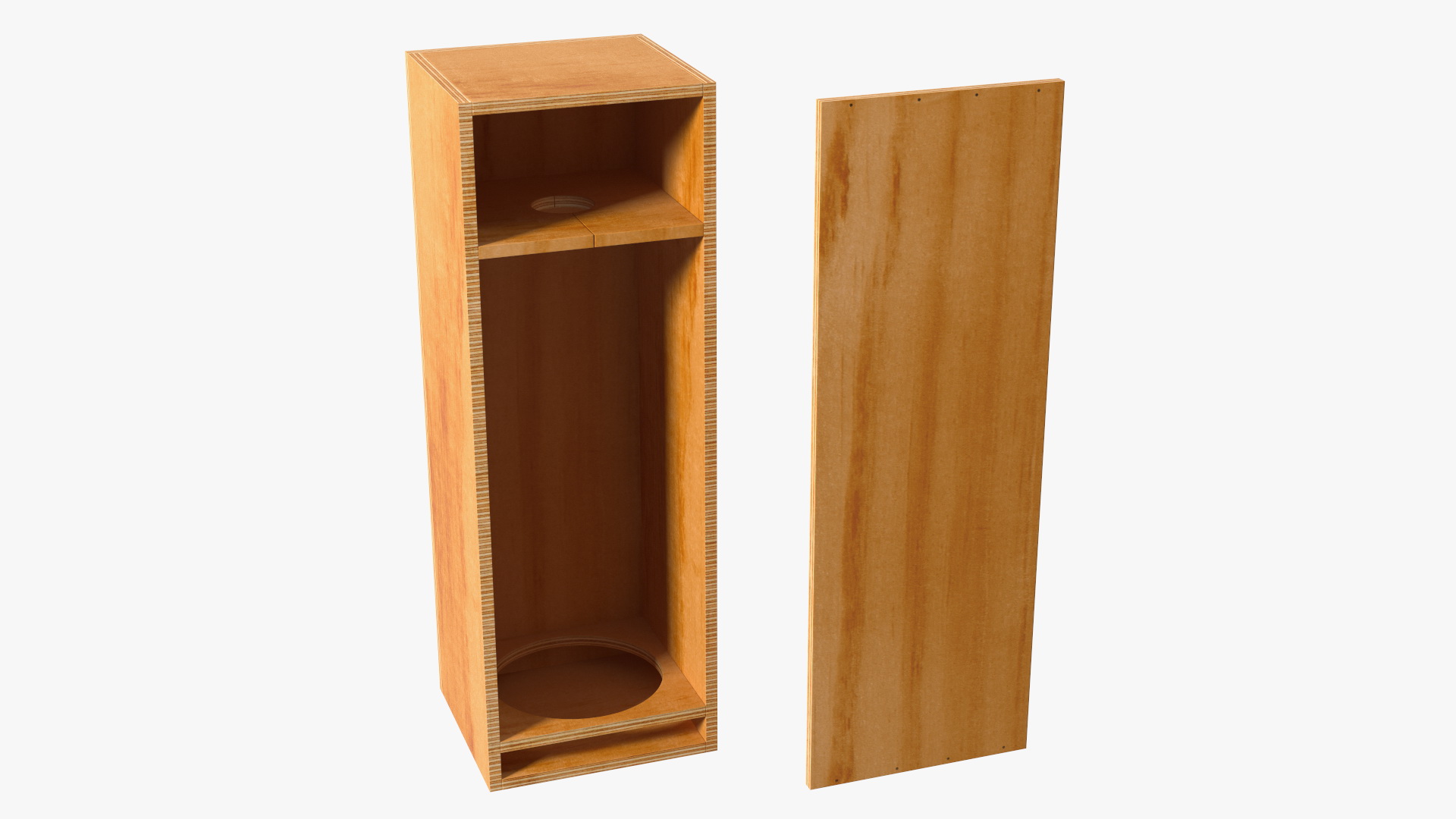 Wooden Box for Champagne 3D model
