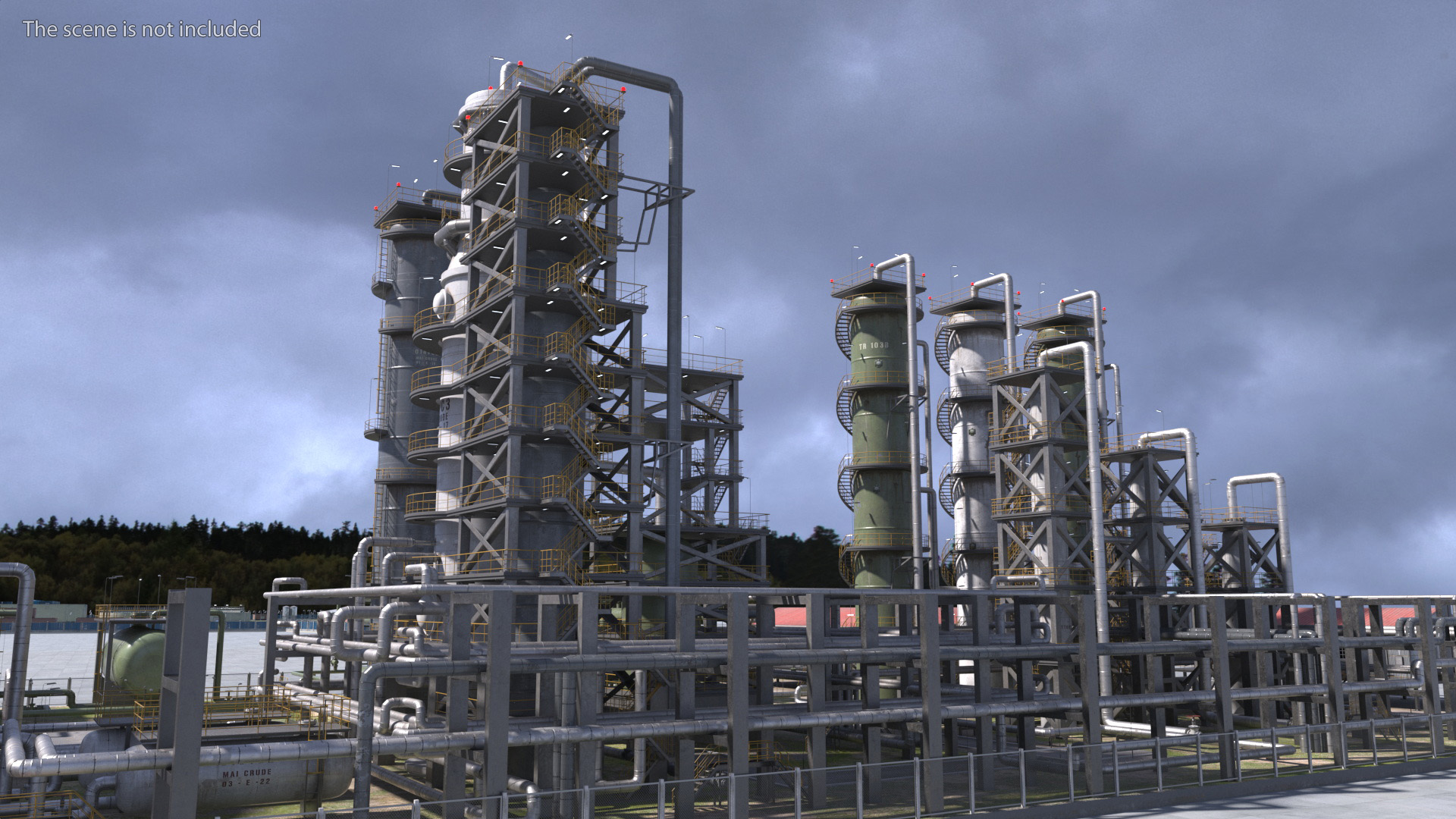 3D Fuel Refinery model