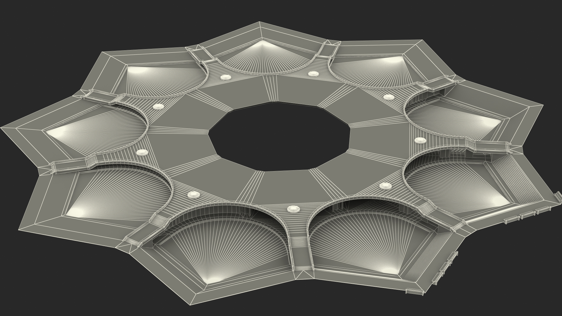 3D model Nine Ponds