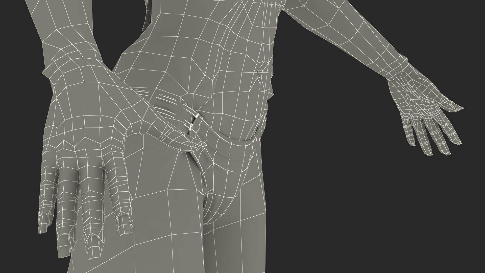 Light Skinned Bikini Girl Rigged 3D