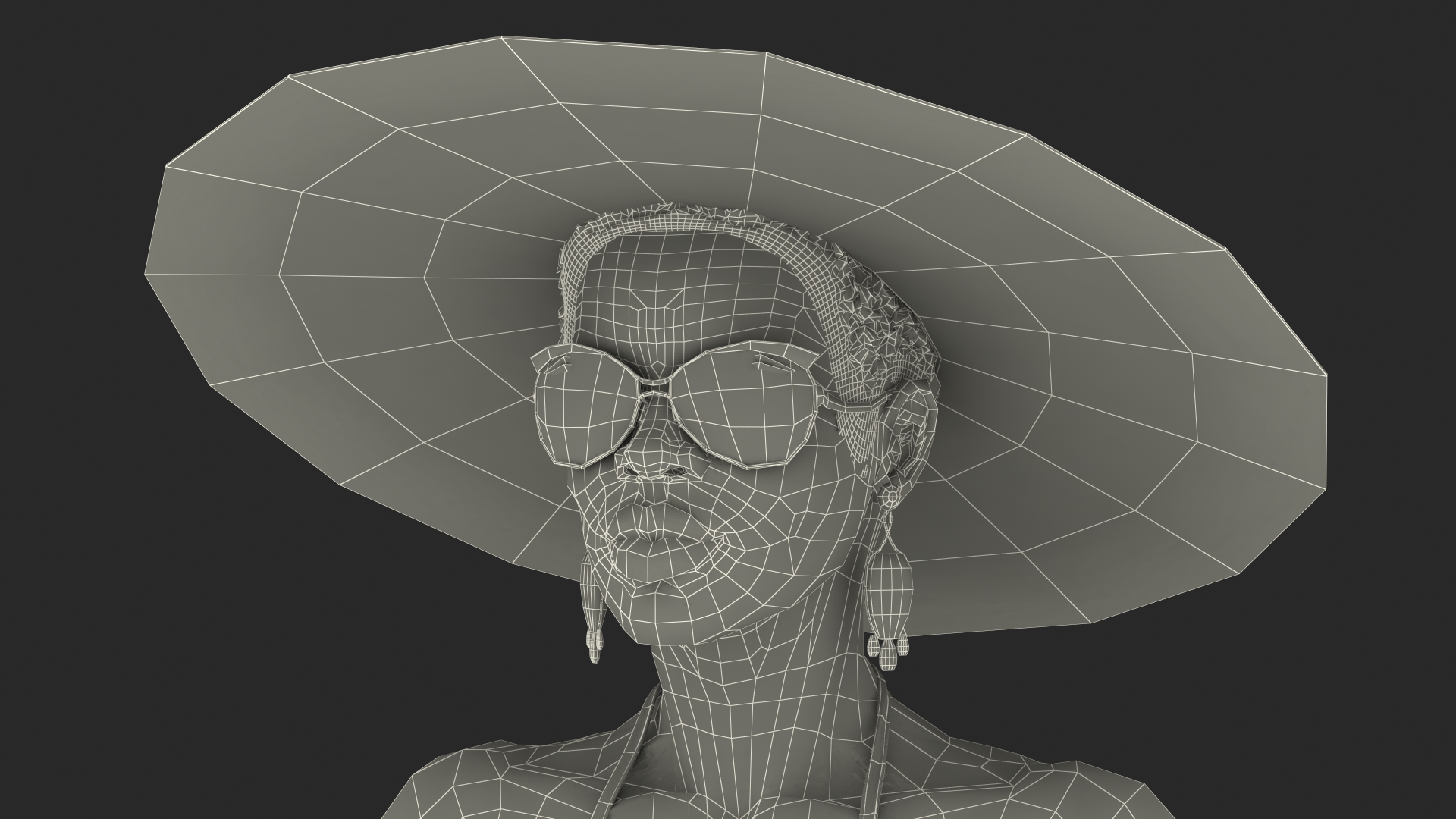 Light Skinned Bikini Girl Rigged 3D