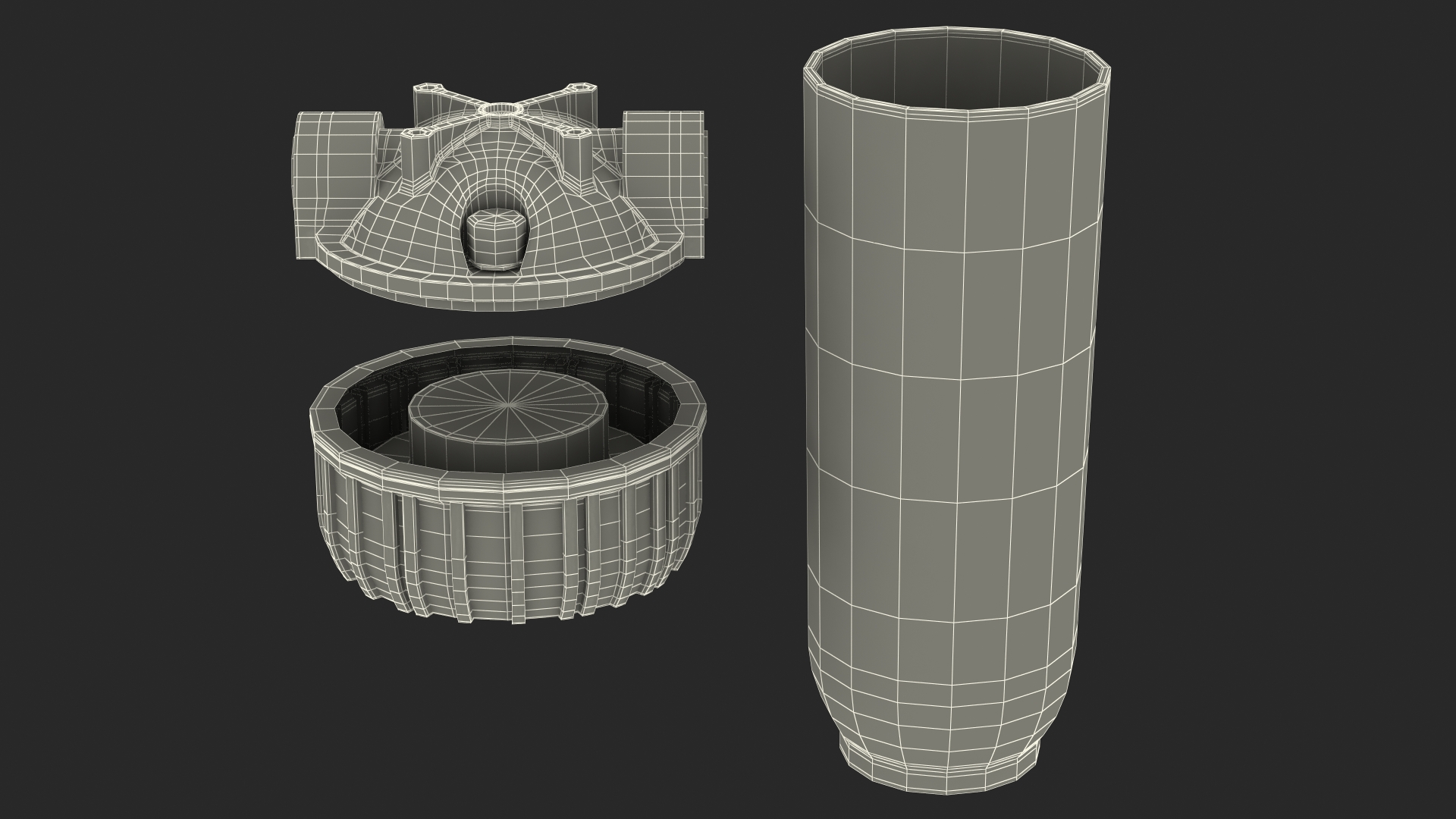 Transparent Water Filter Housing 3D