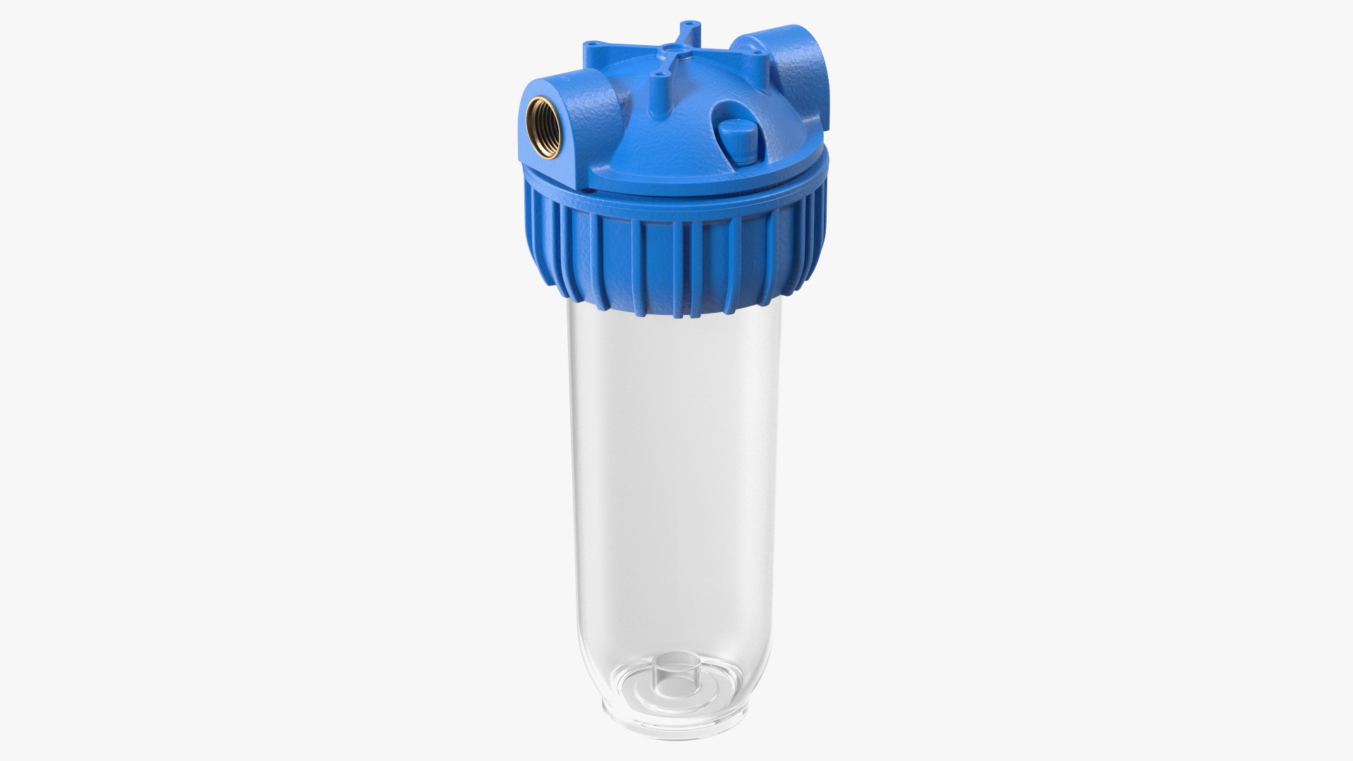 Transparent Water Filter Housing 3D