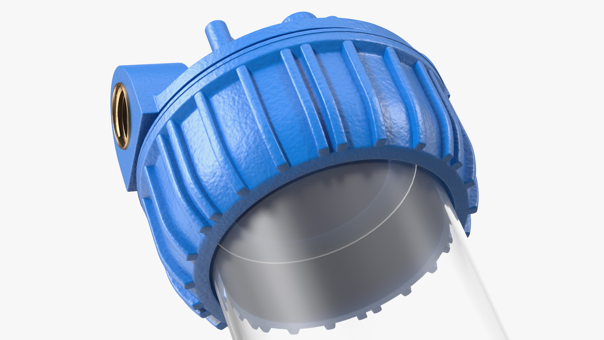 Transparent Water Filter Housing 3D
