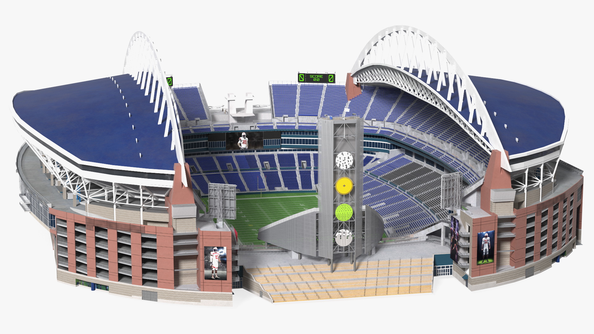 3D Multi Purpose Stadium