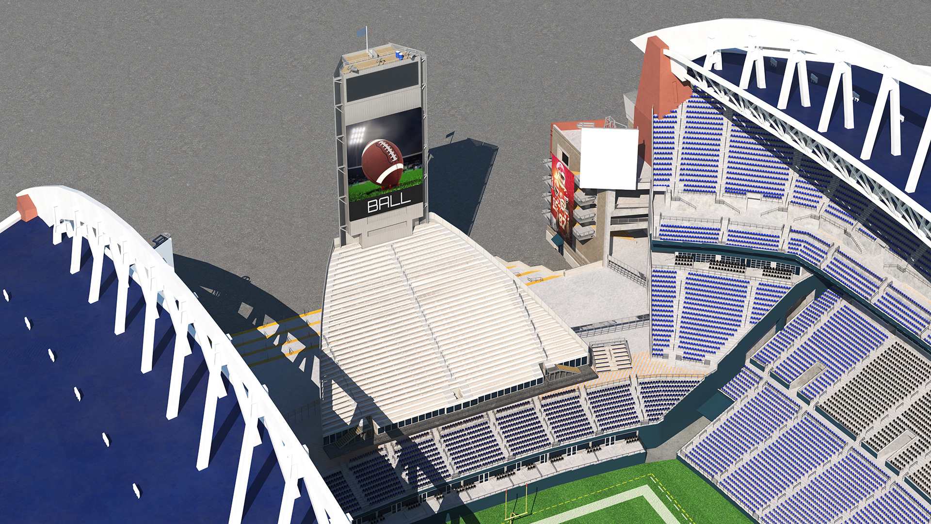3D Multi Purpose Stadium