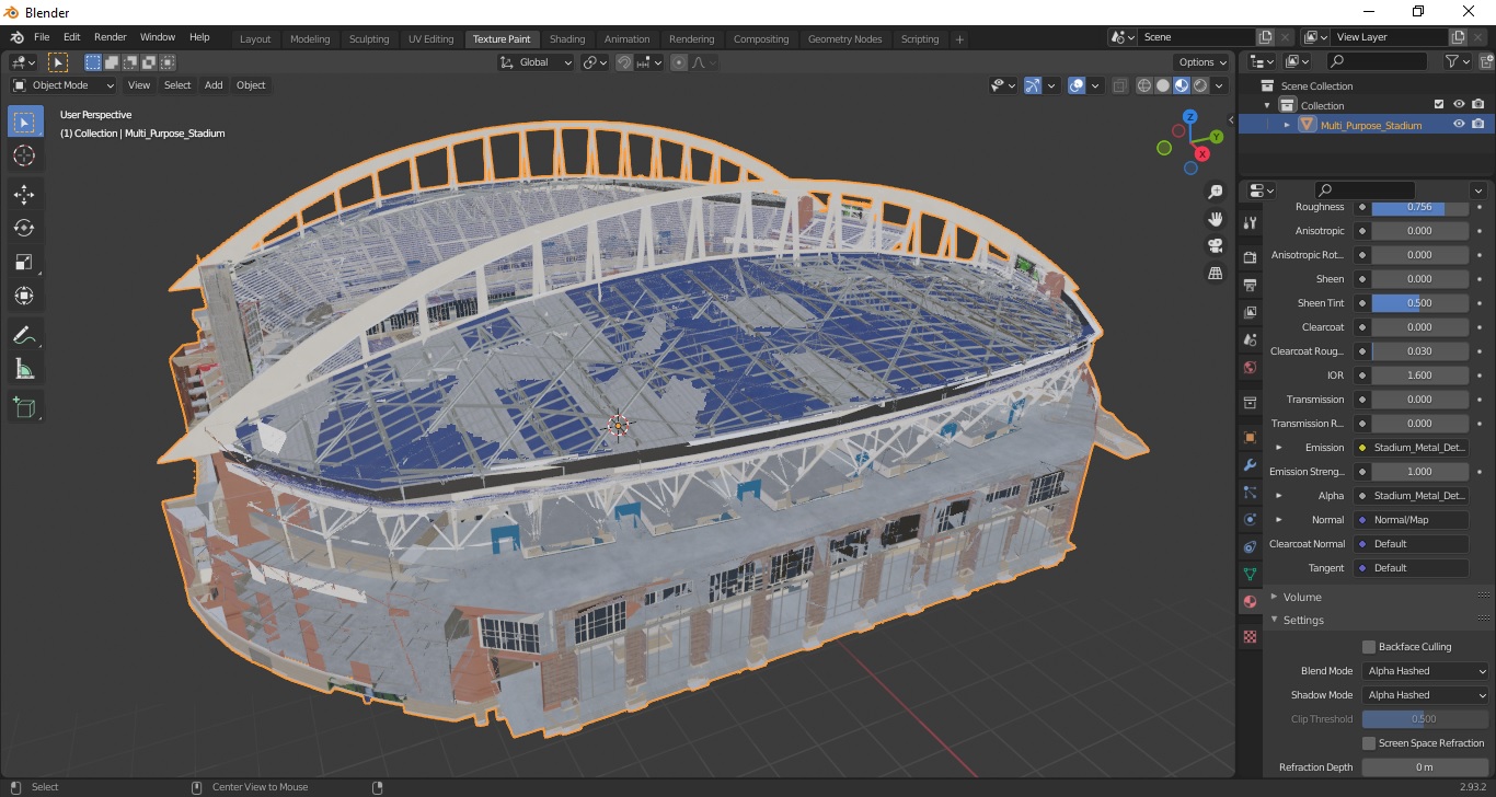 3D Multi Purpose Stadium