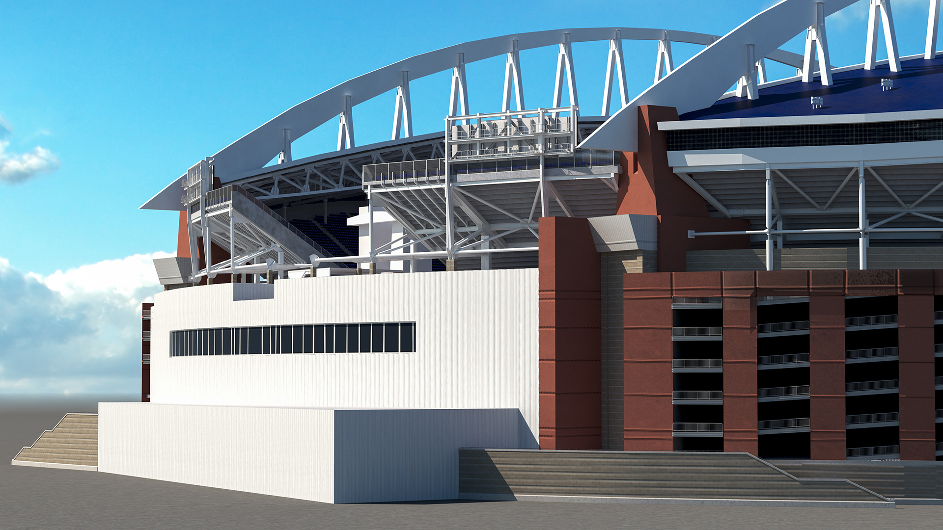 3D Multi Purpose Stadium