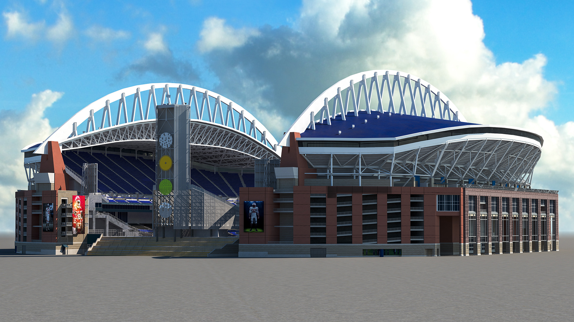 3D Multi Purpose Stadium