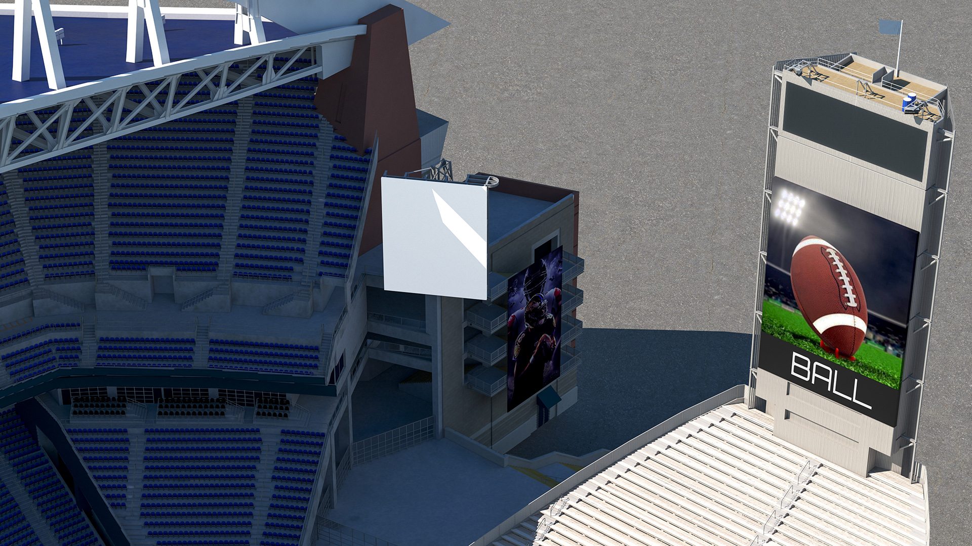 3D Multi Purpose Stadium