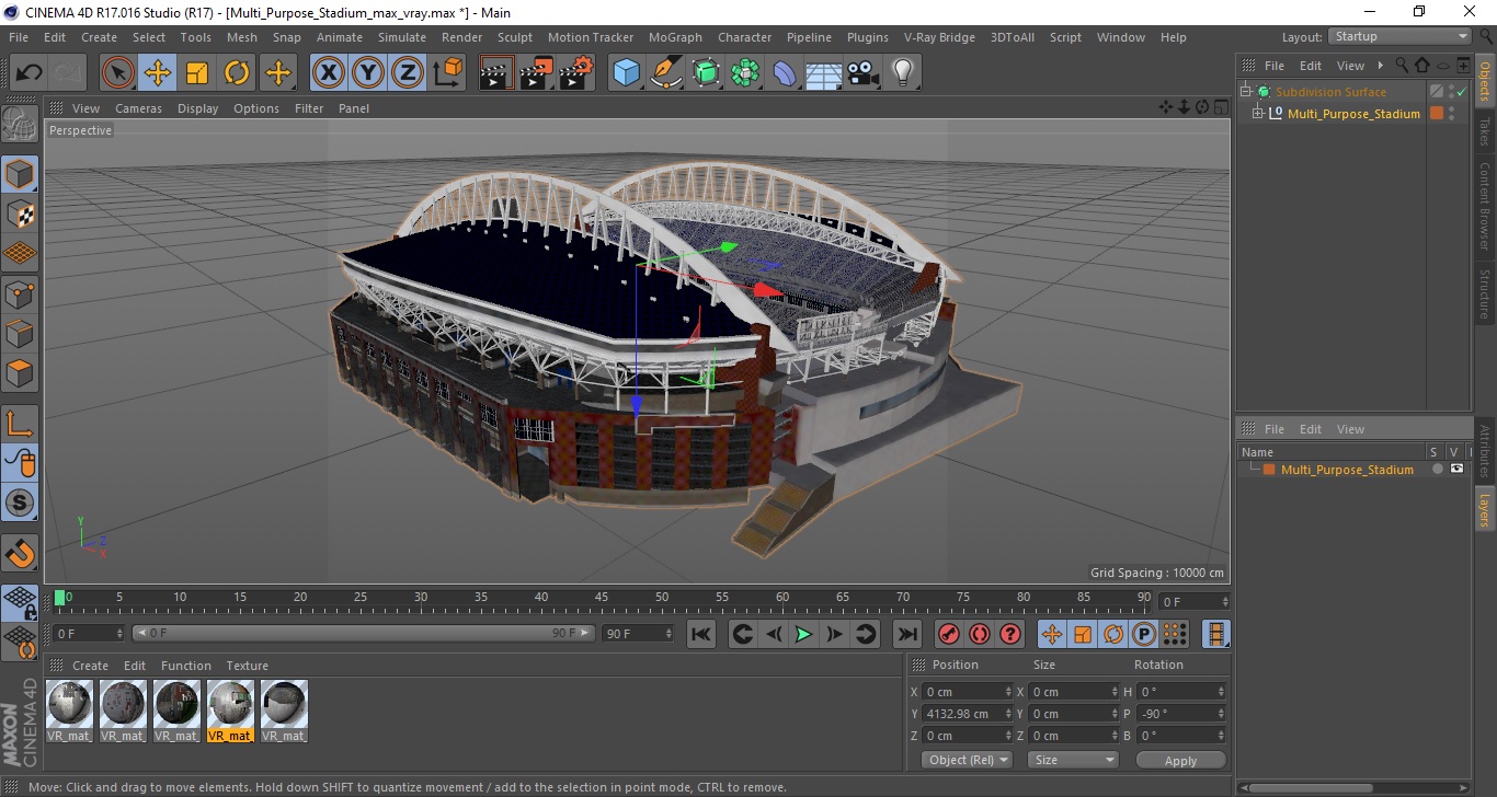 3D Multi Purpose Stadium