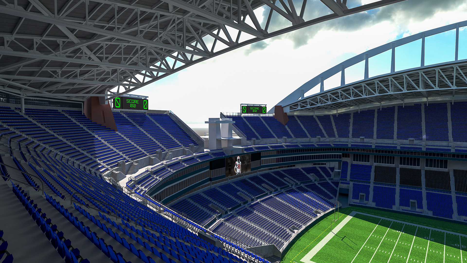 3D Multi Purpose Stadium