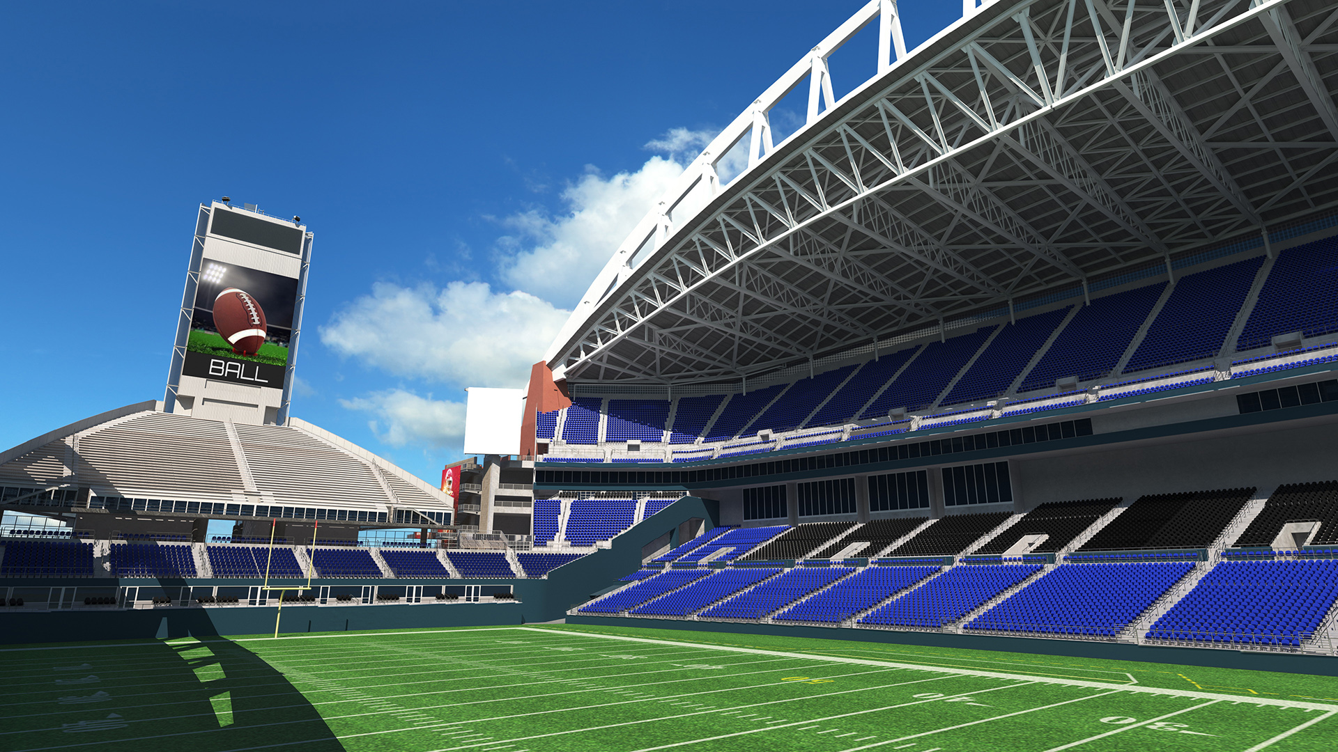 3D Multi Purpose Stadium