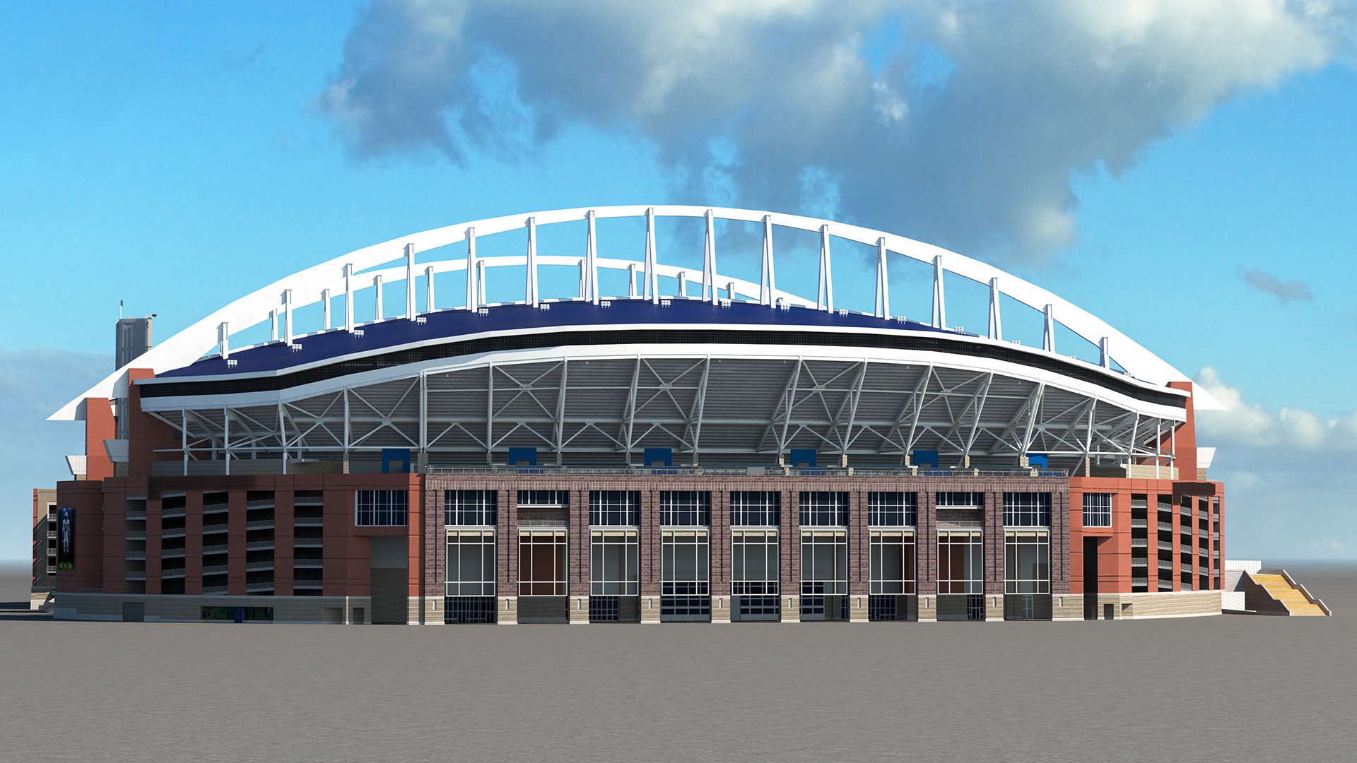 3D Multi Purpose Stadium