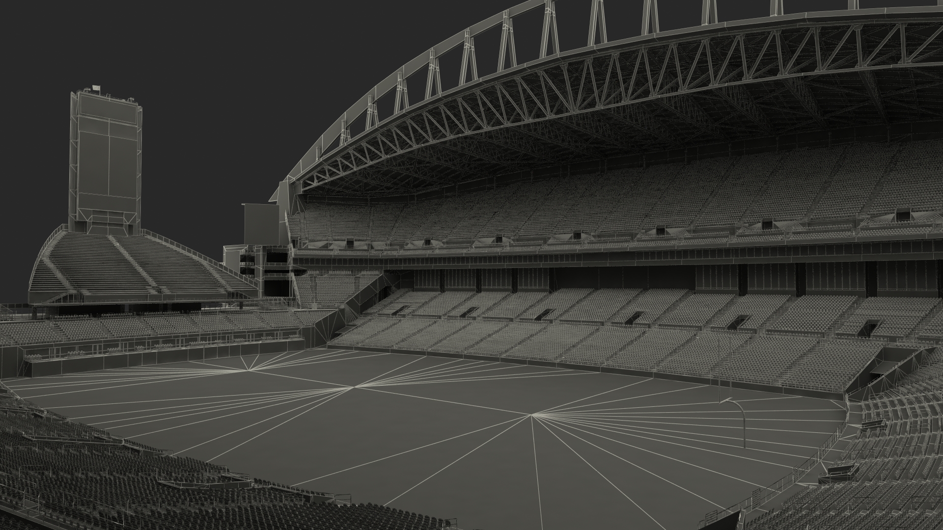 3D Multi Purpose Stadium