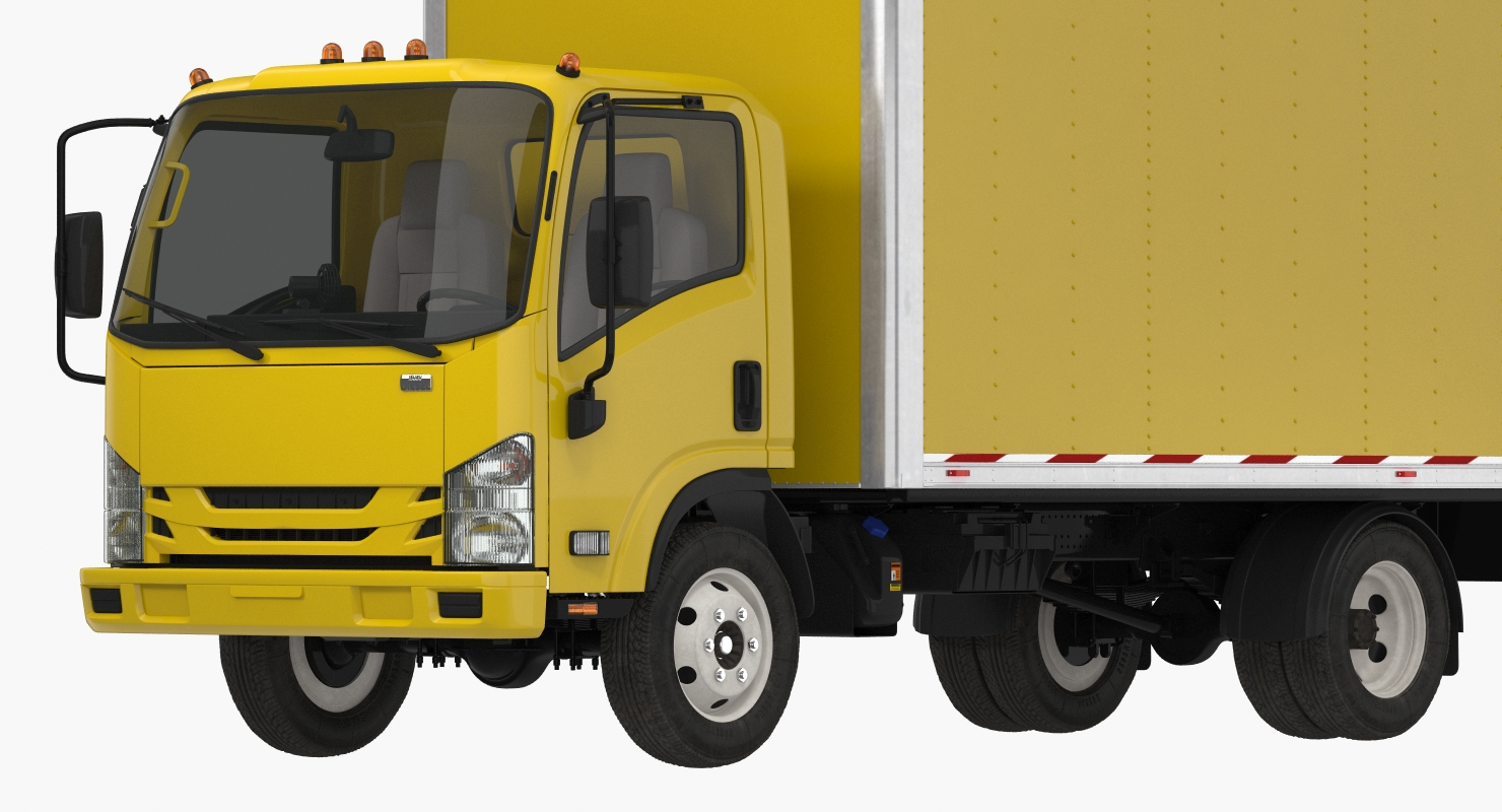 Box Truck Generic Rigged 3D model