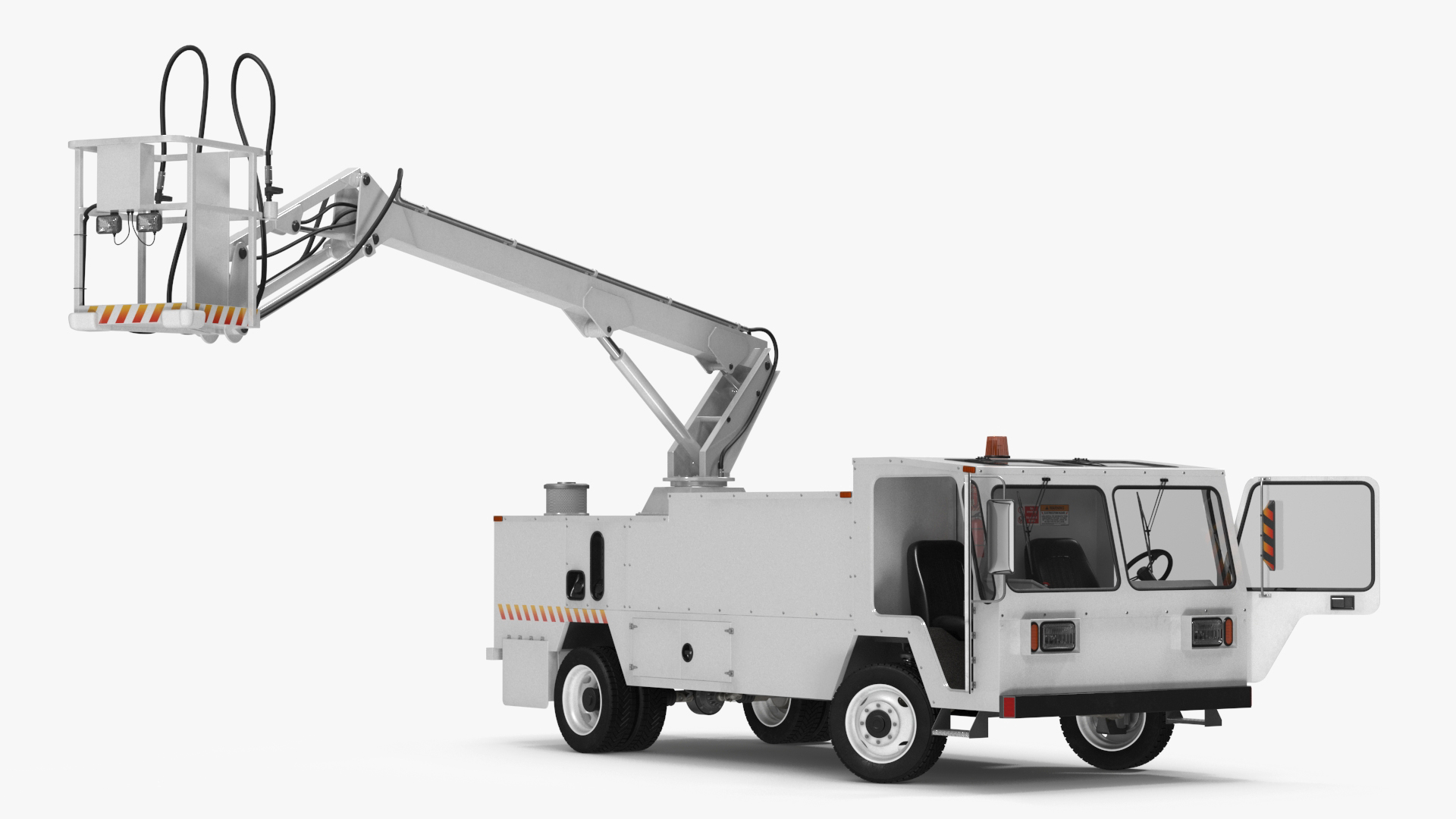 3D Aircraft Deicer Truck Rigged model
