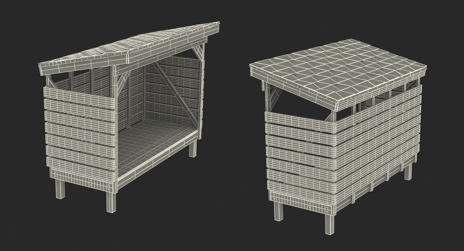 3D Firewood Storage
