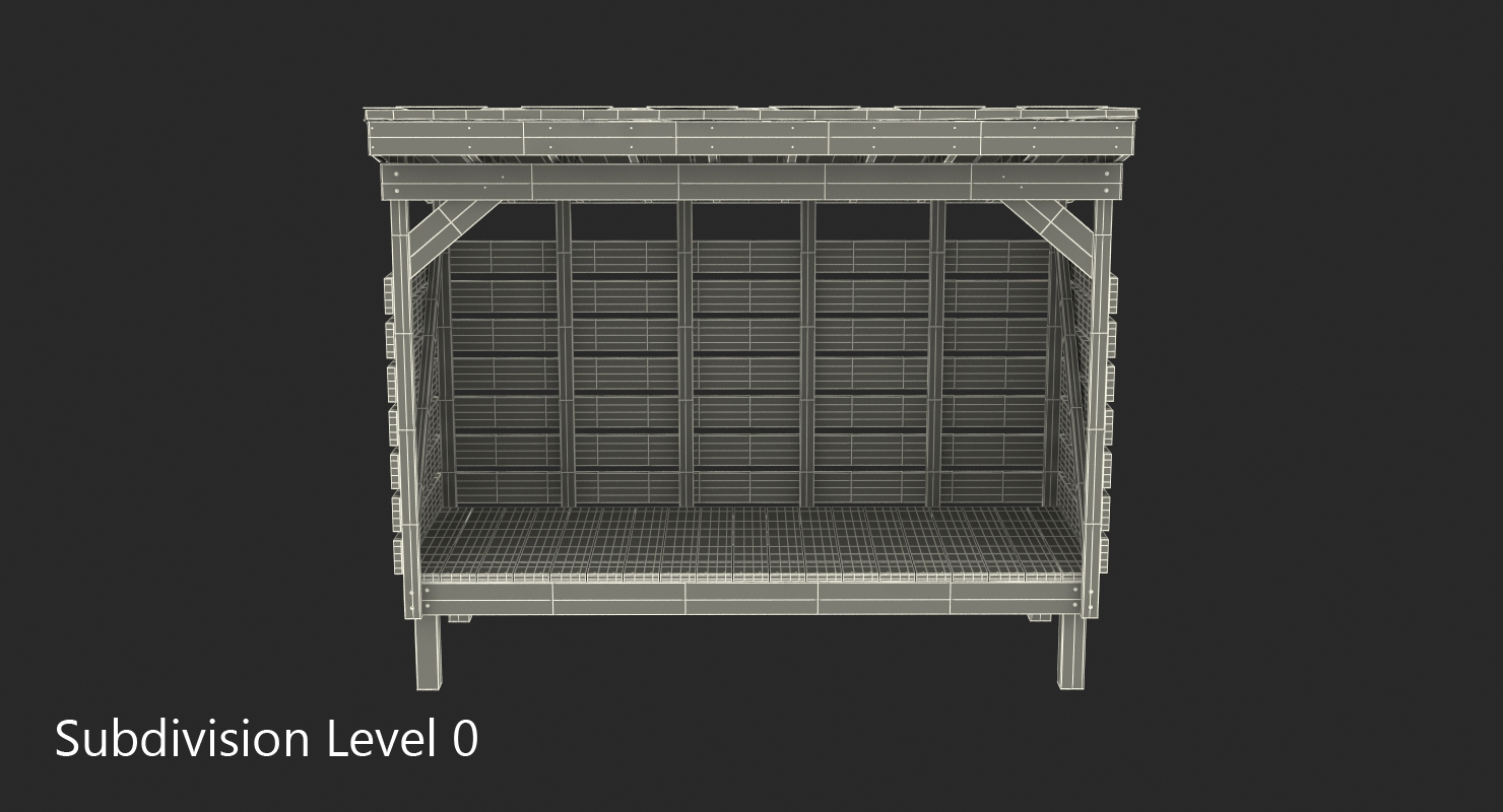 3D Firewood Storage