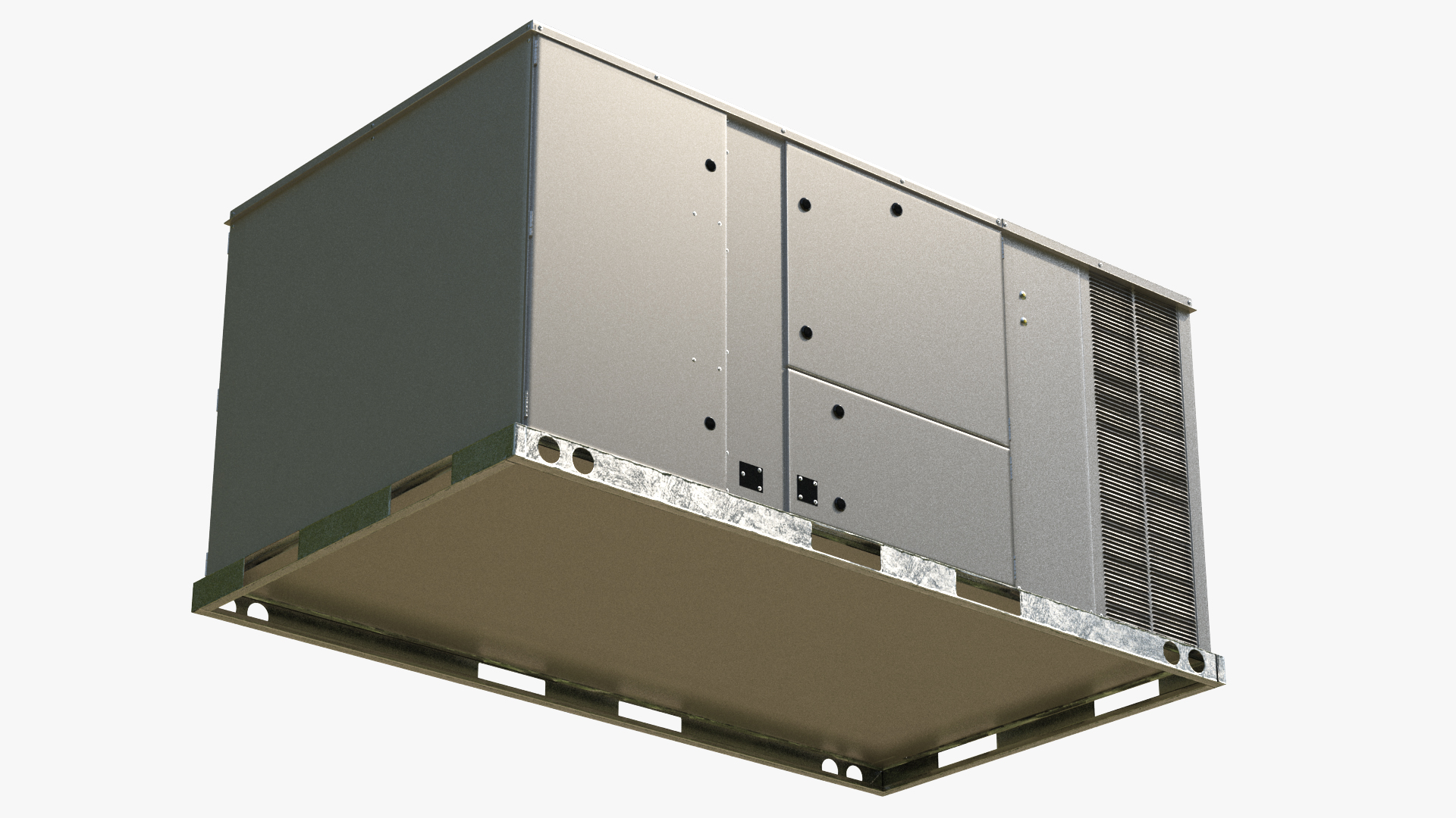 3D 2 Vents Rooftop Air Conditioning System New model