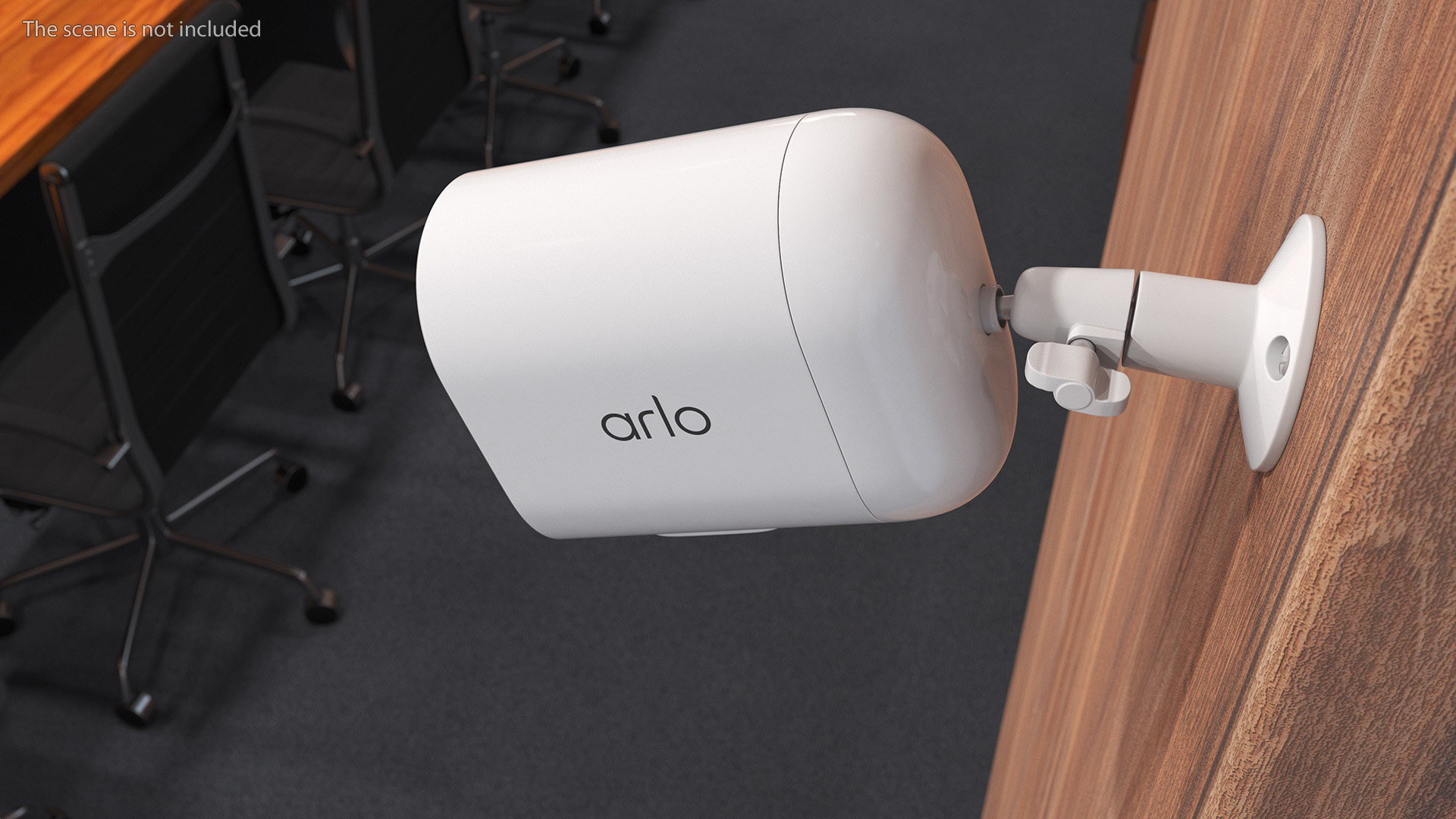 3D Arlo Essential Spotlight WiFi Security Camera White