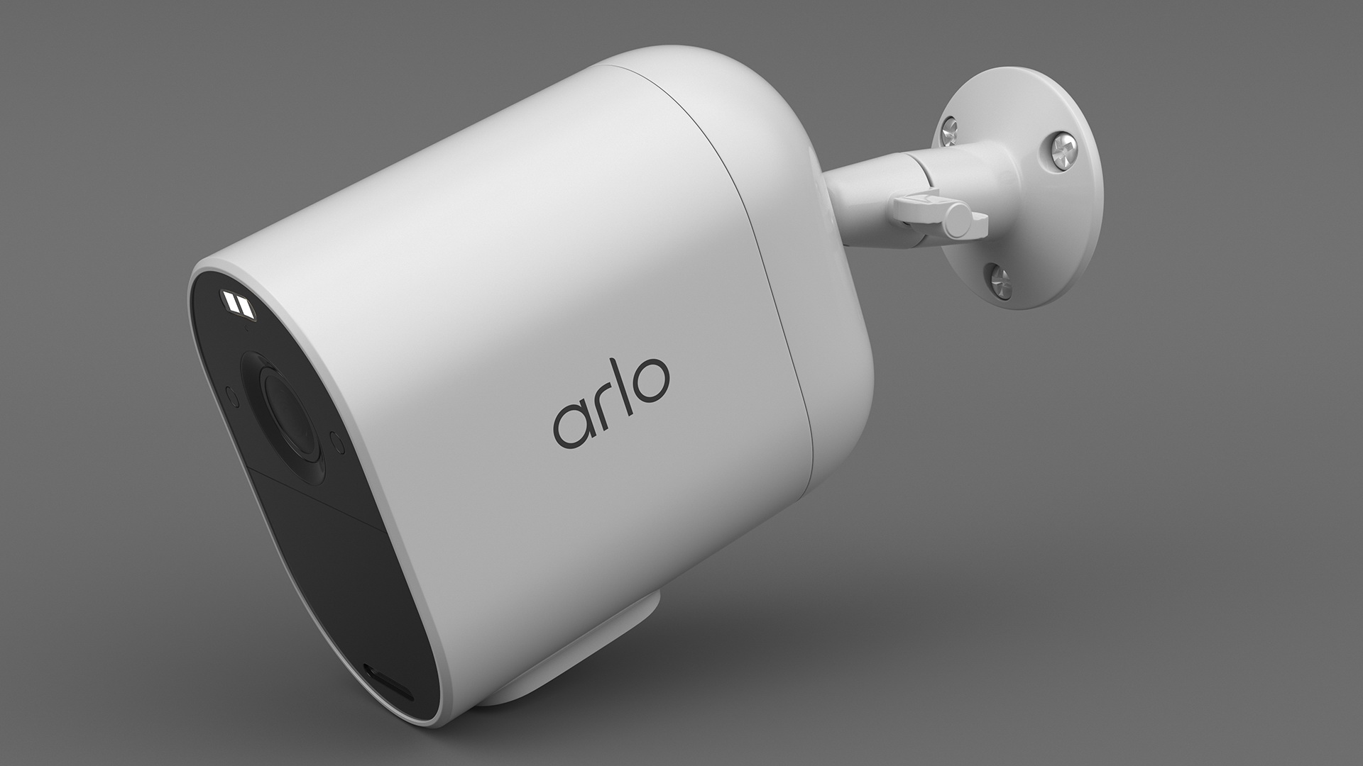 3D Arlo Essential Spotlight WiFi Security Camera White