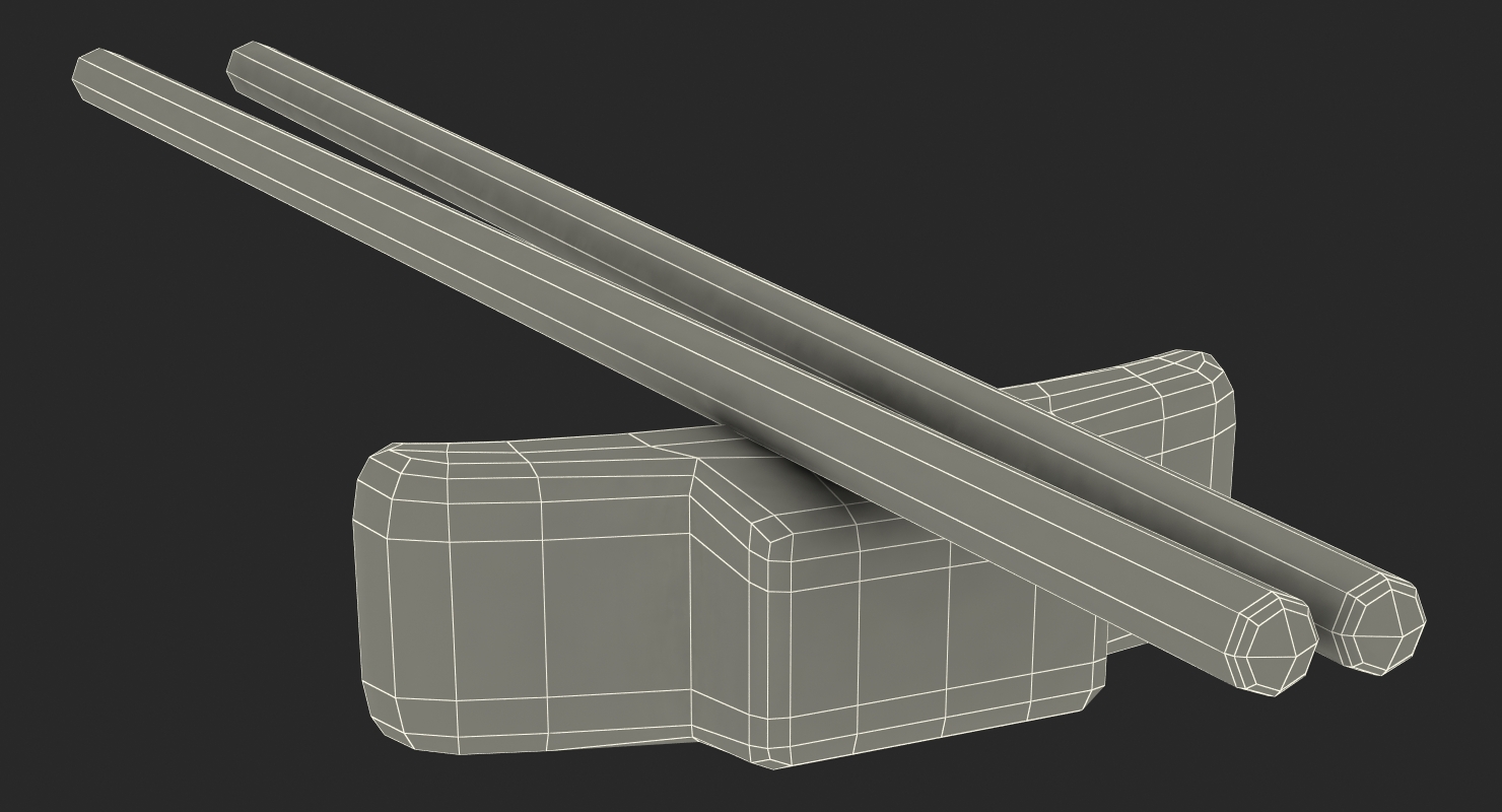 3D model Sushi Plate Set