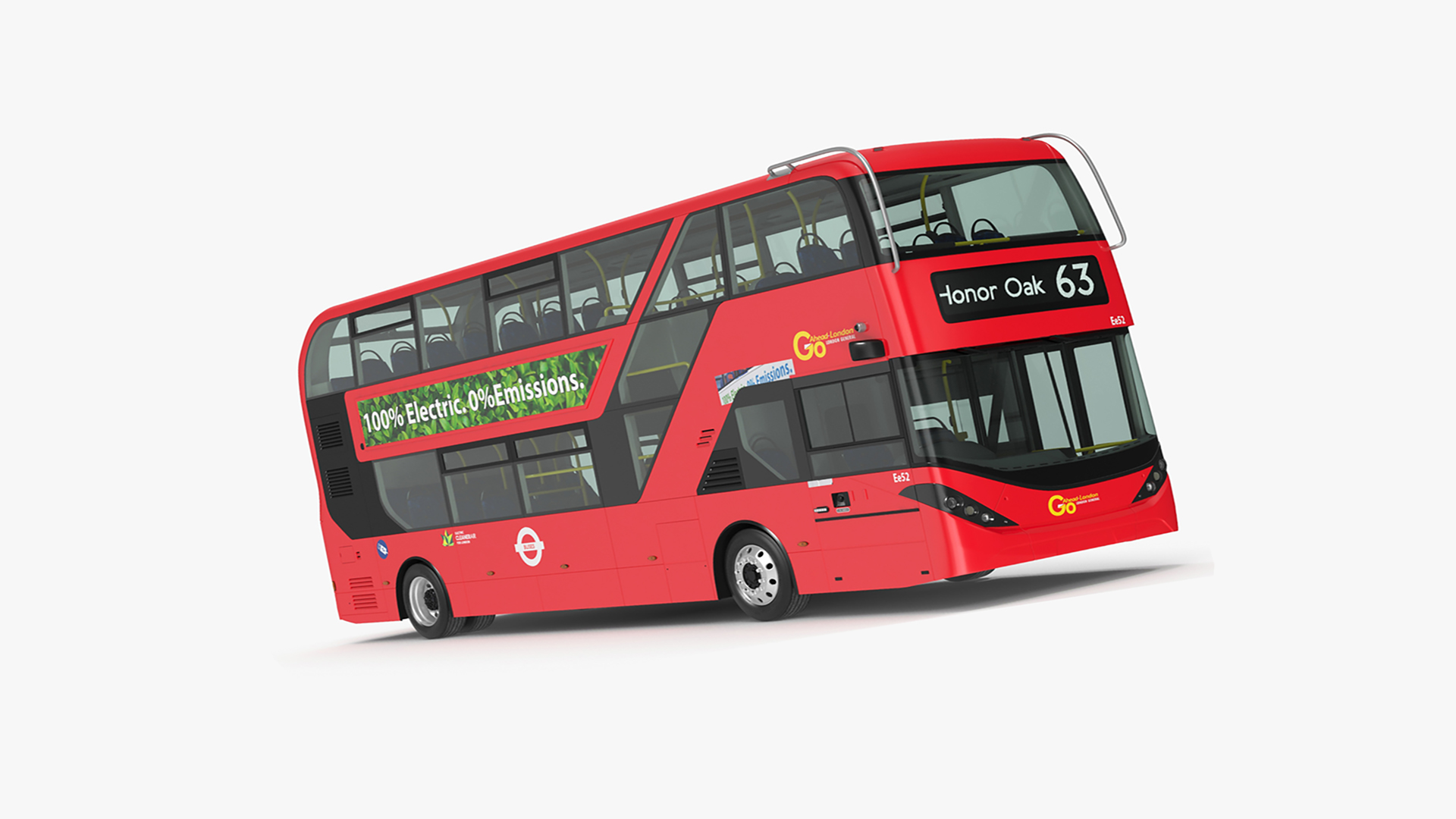 3D Alexander Dennis BYD 500 Electric Bus Rigged for Maya model