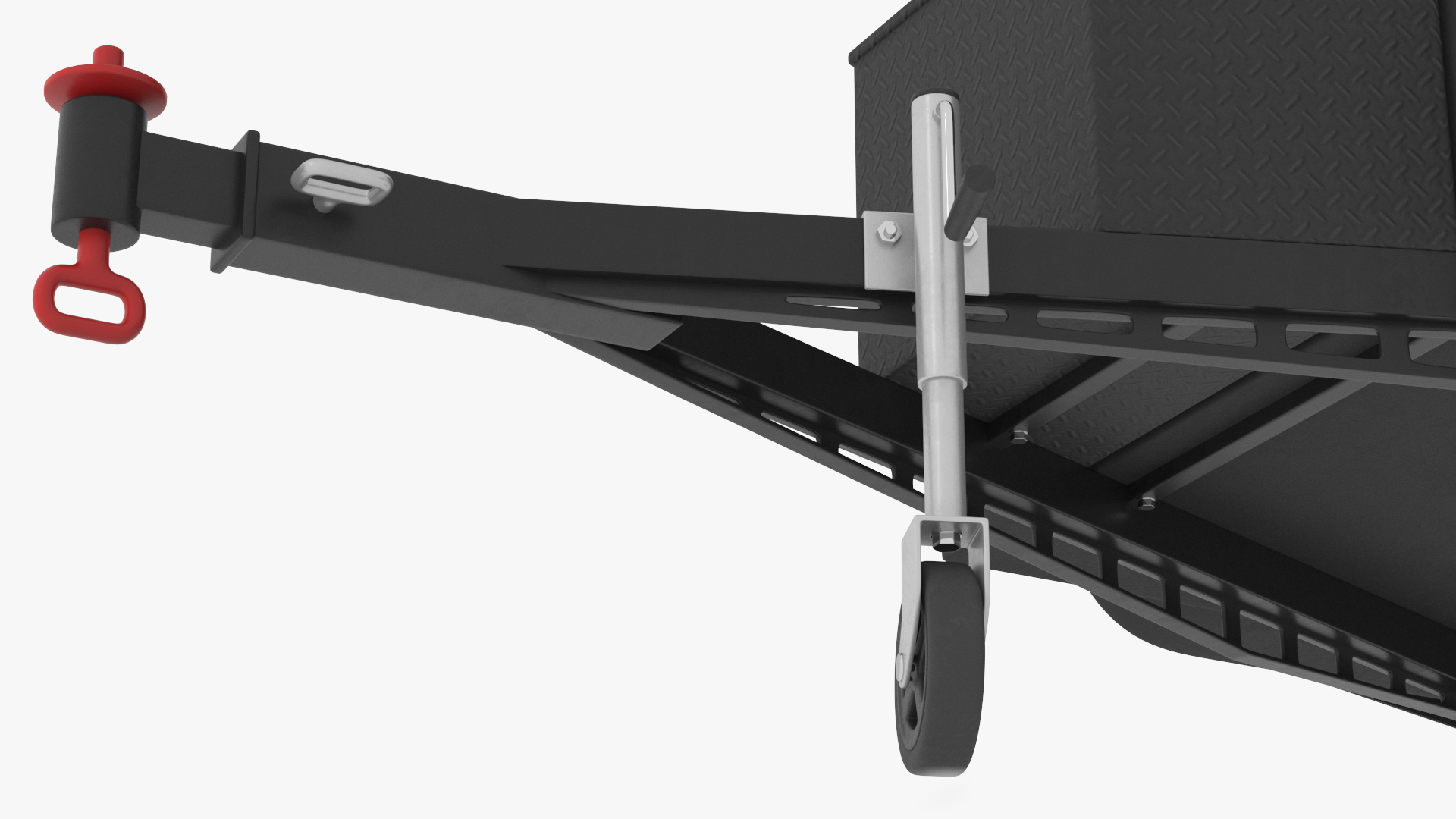 Black Trailer Teardrop Lights On 3D