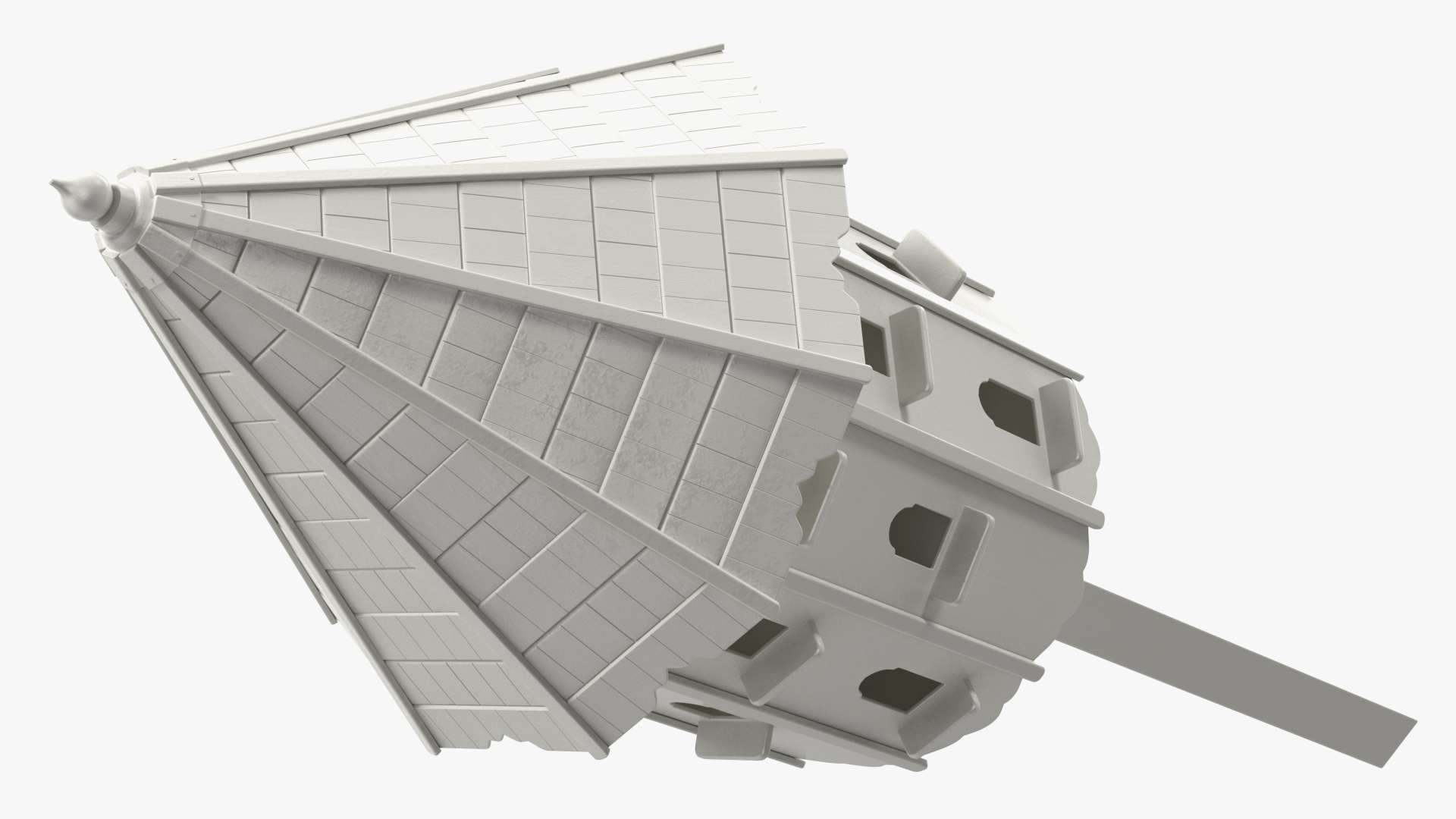 3D model Painted Twenty Nests Dovecote White